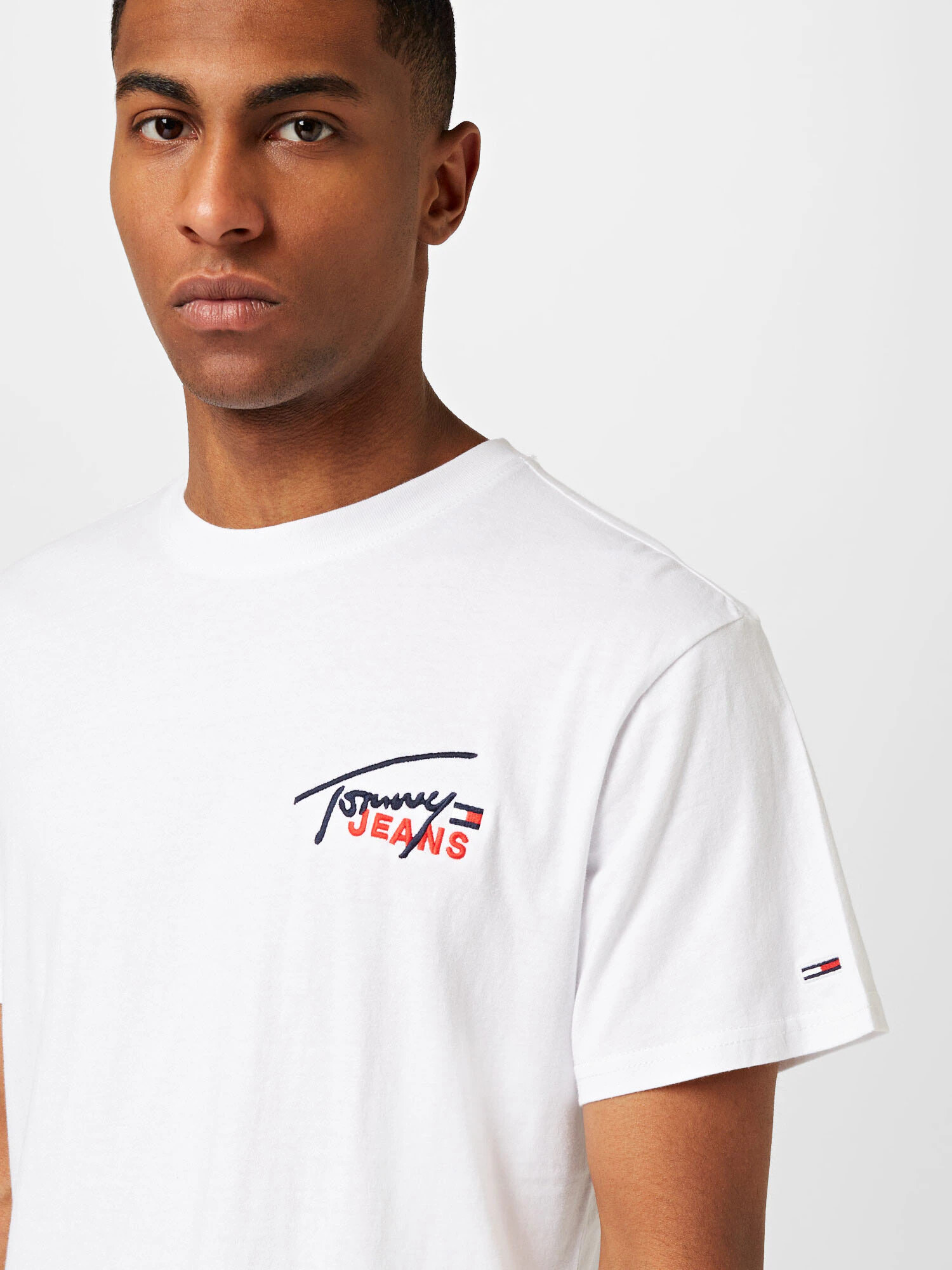 Tommy Jeans Tricou albastru marin / roșu / alb - Pled.ro