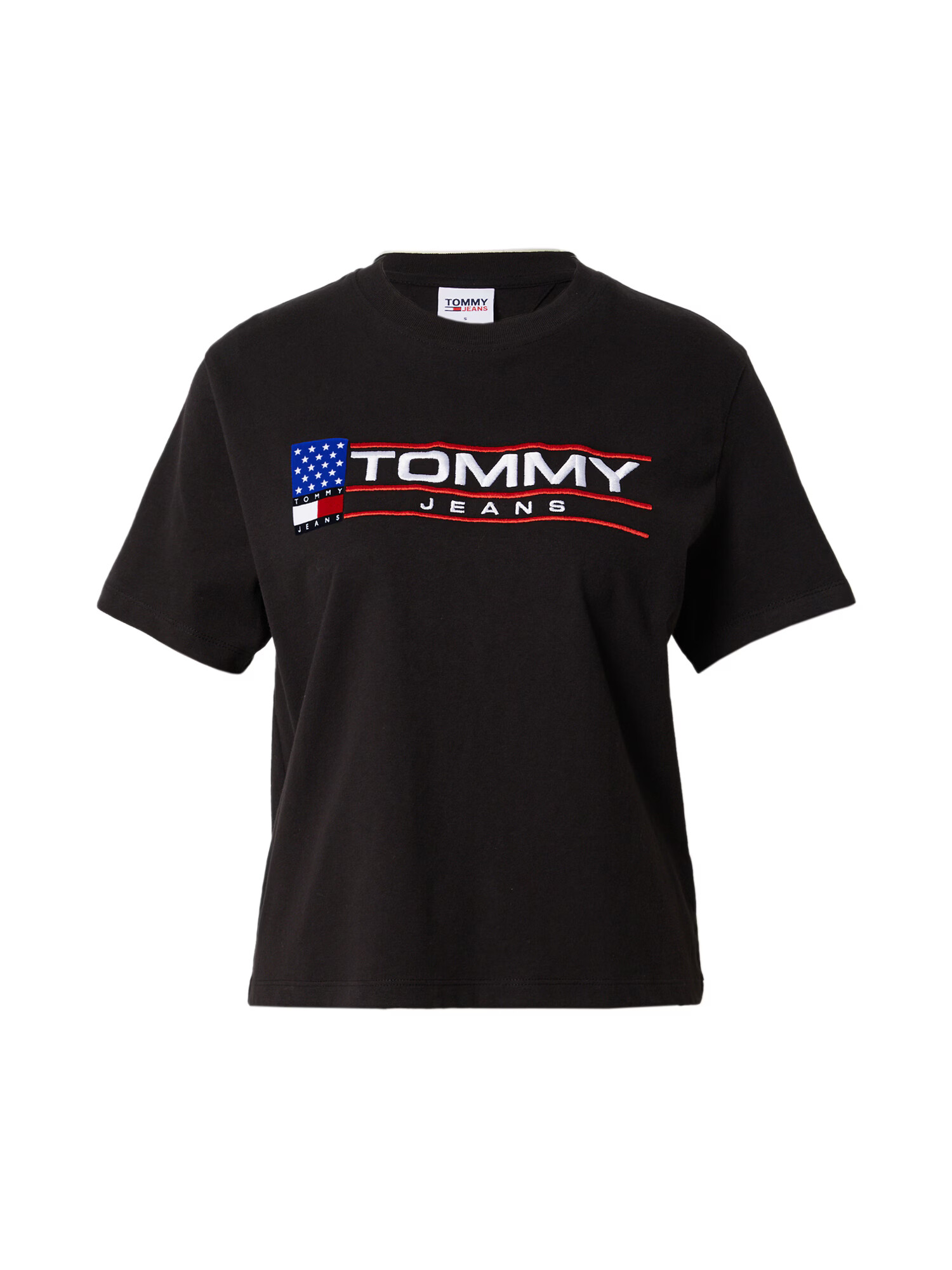 Tommy Jeans Tricou 'MODERN SPORT' albastru regal / roși aprins / negru / alb - Pled.ro