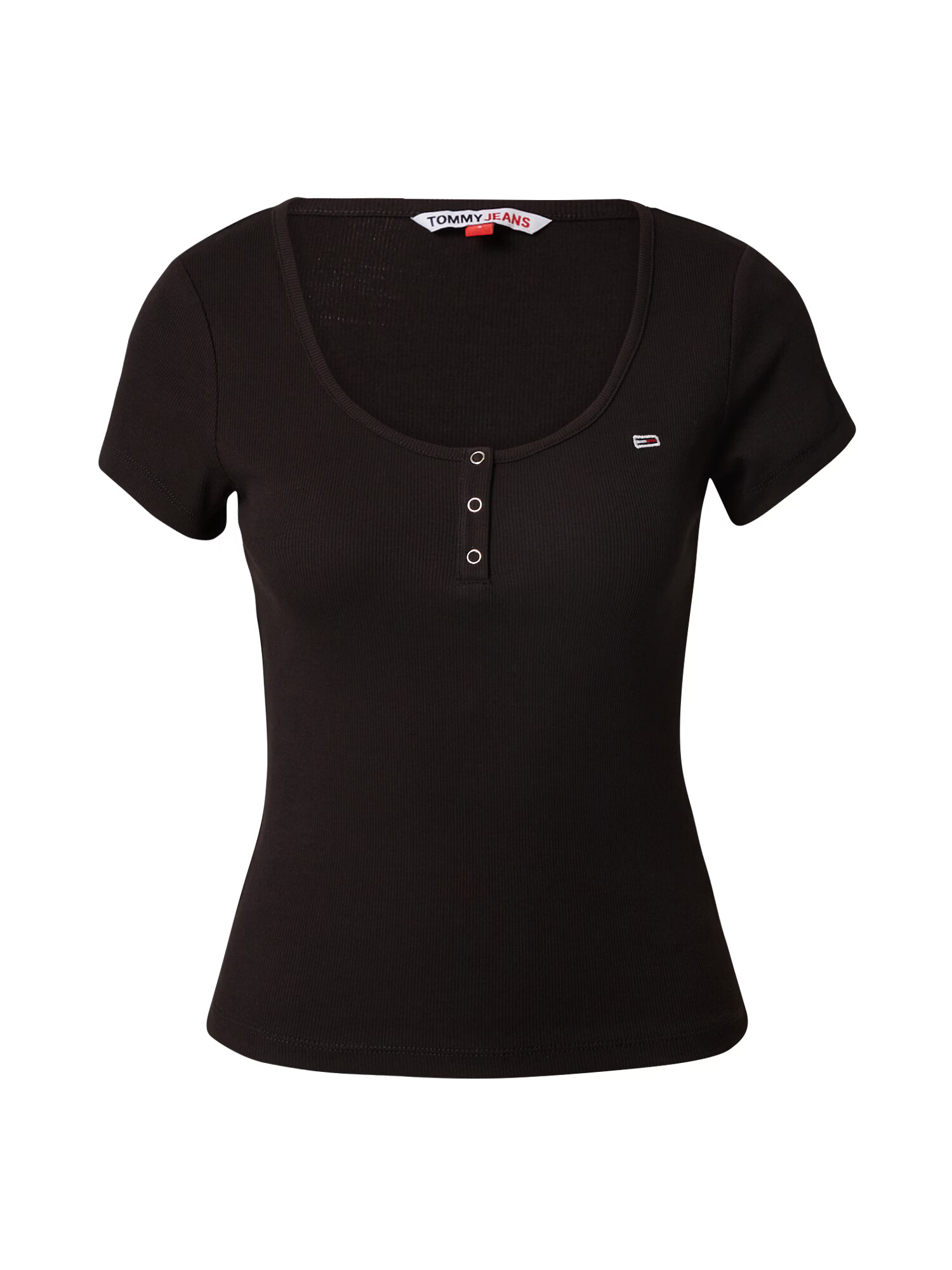 Tommy Jeans Tricou negru - Pled.ro