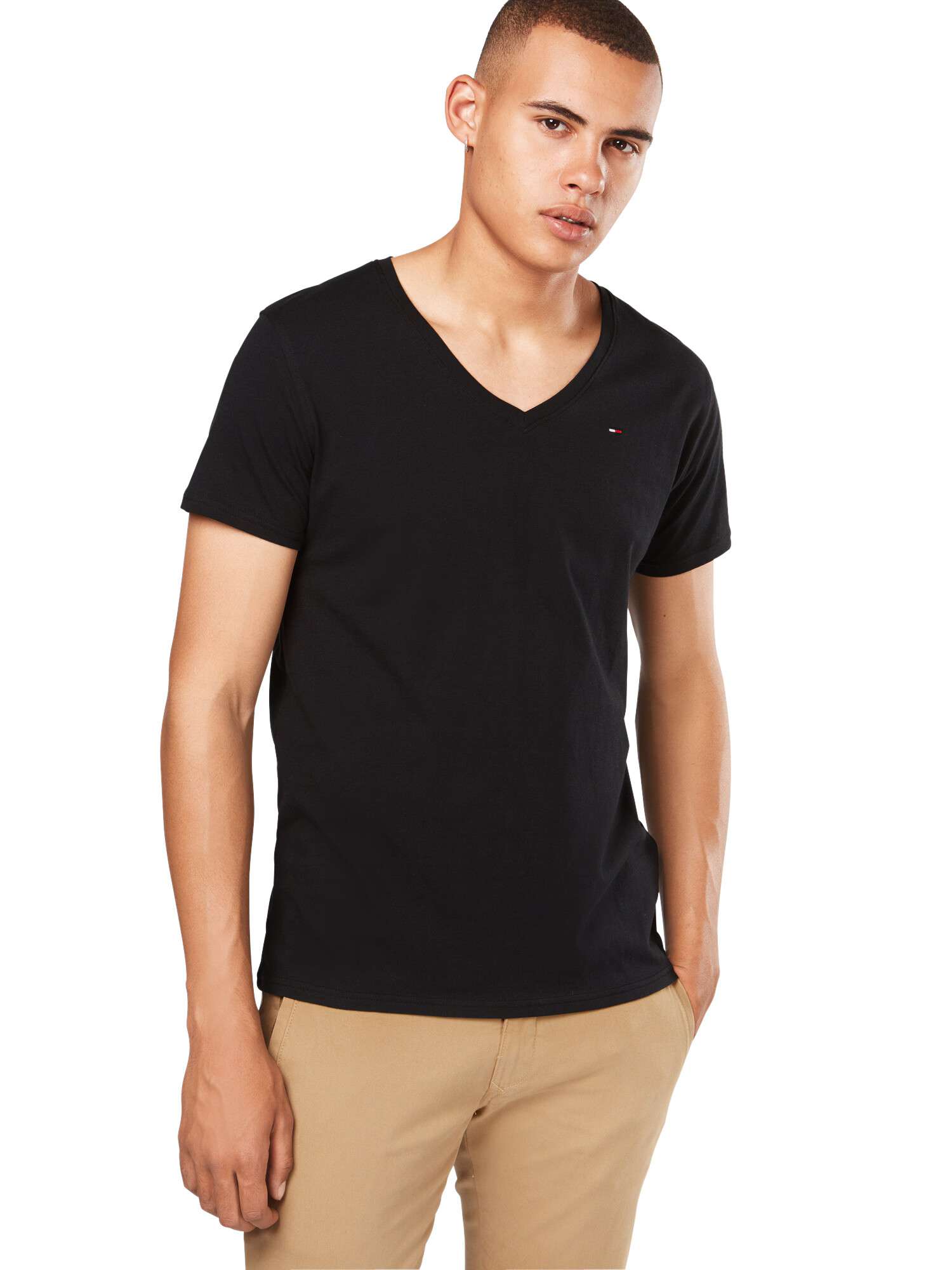 Tommy Jeans Tricou negru - Pled.ro