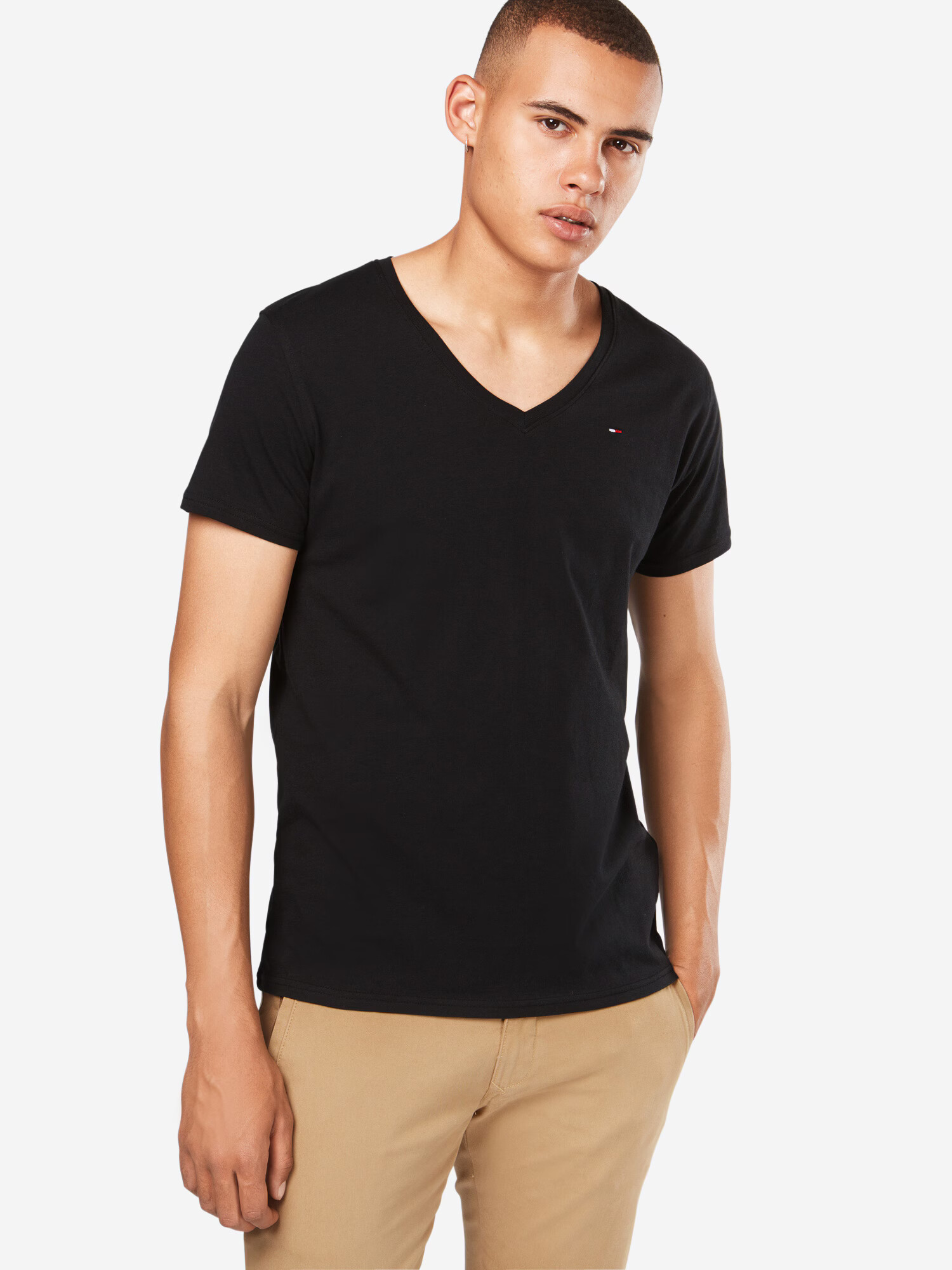 Tommy Jeans Tricou negru - Pled.ro