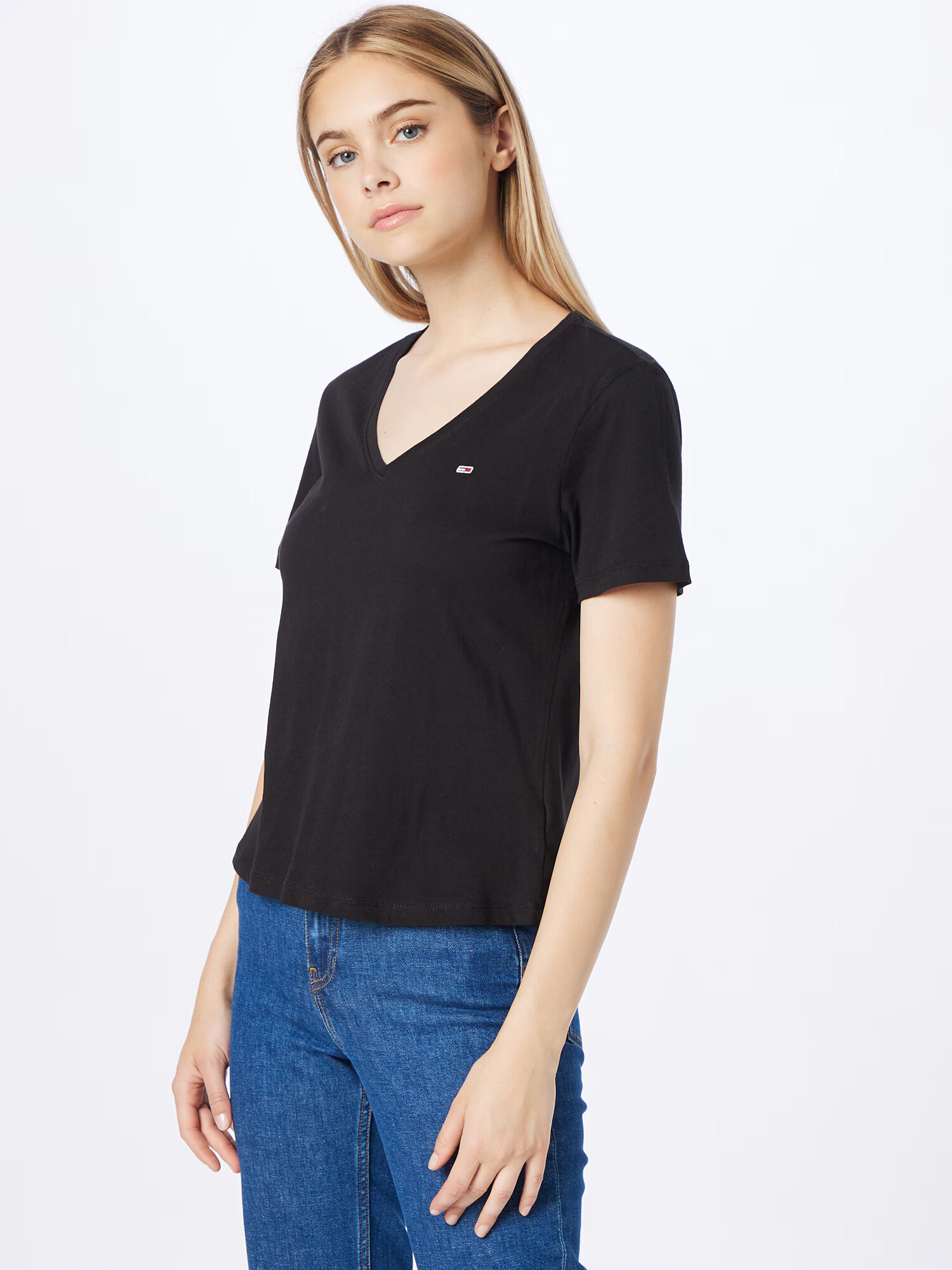 Tommy Jeans Tricou negru - Pled.ro