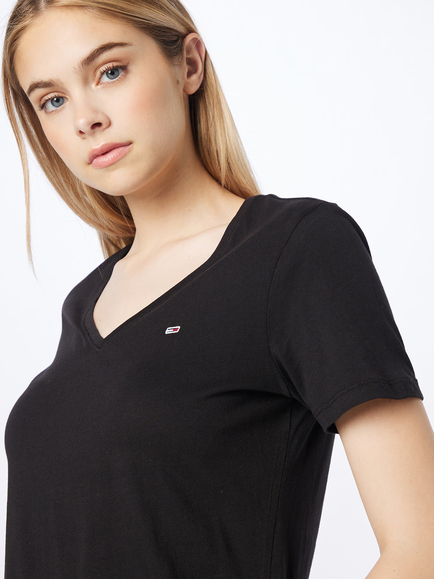 Tommy Jeans Tricou negru - Pled.ro