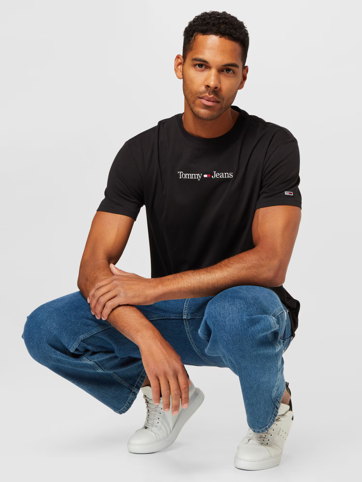 Tommy Jeans Tricou bleumarin / roșu / negru / alb - Pled.ro