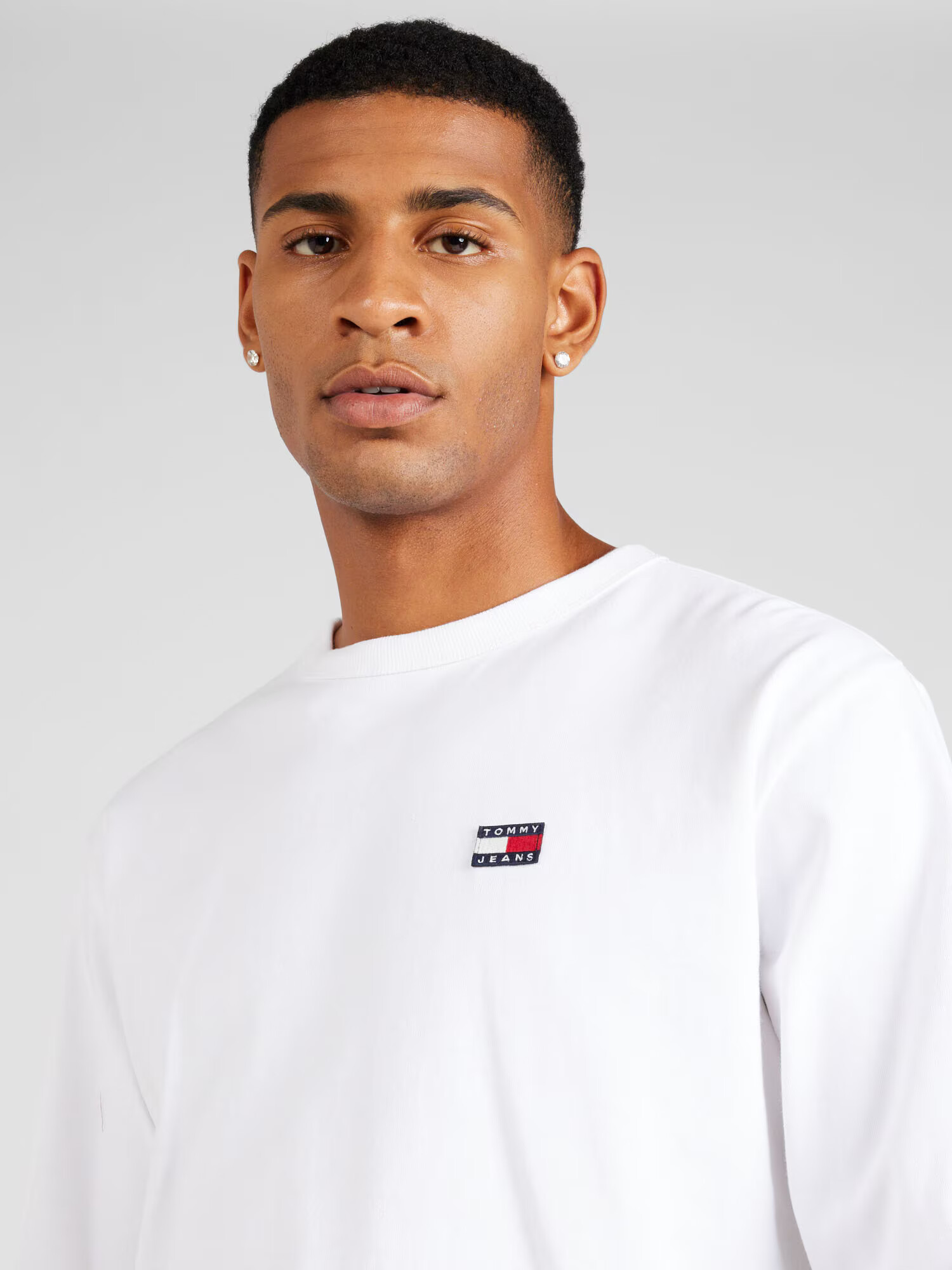 Tommy Jeans Tricou roșu / alb - Pled.ro