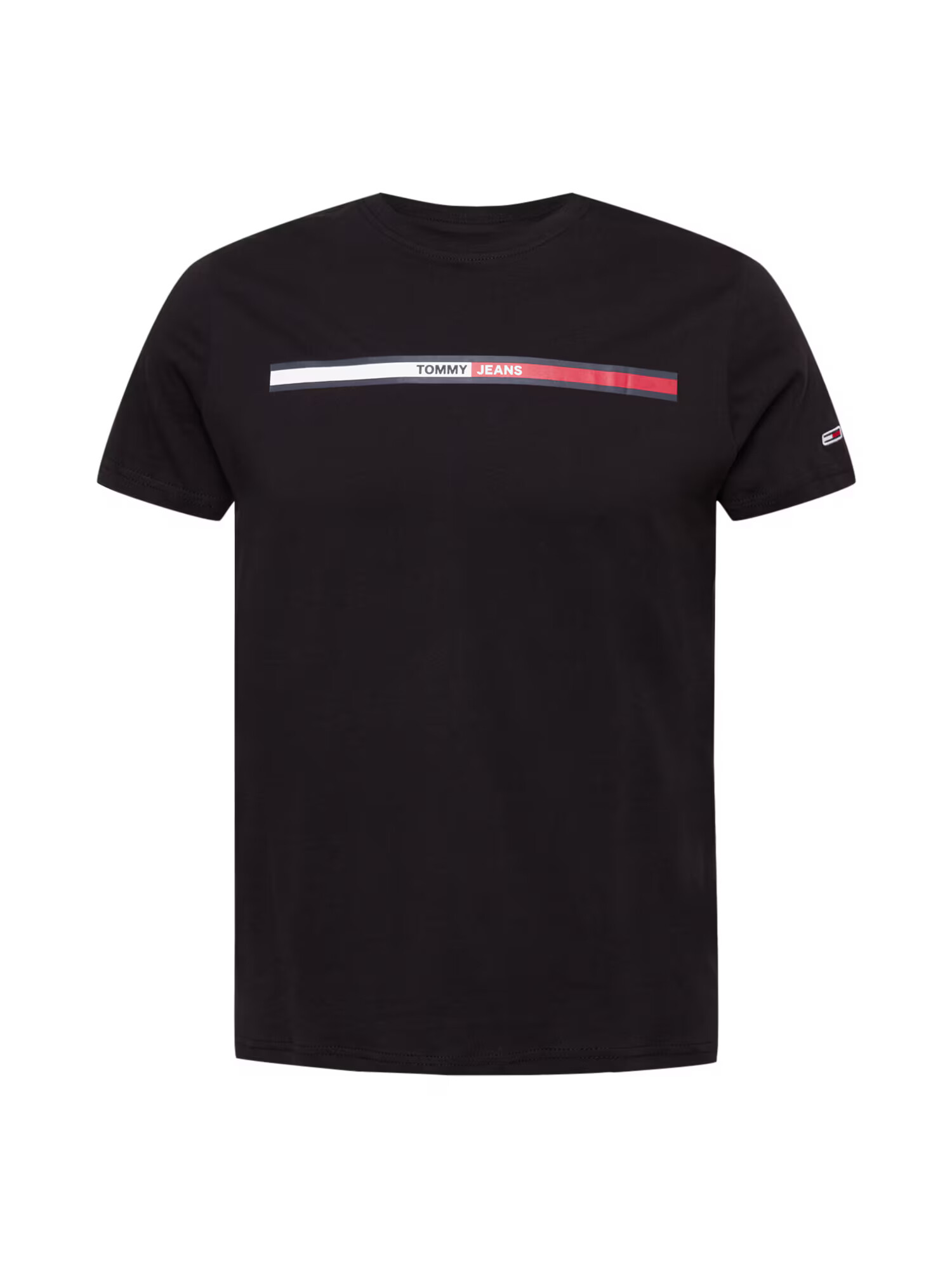 Tommy Jeans Tricou 'Essential' roșu / negru / alb - Pled.ro