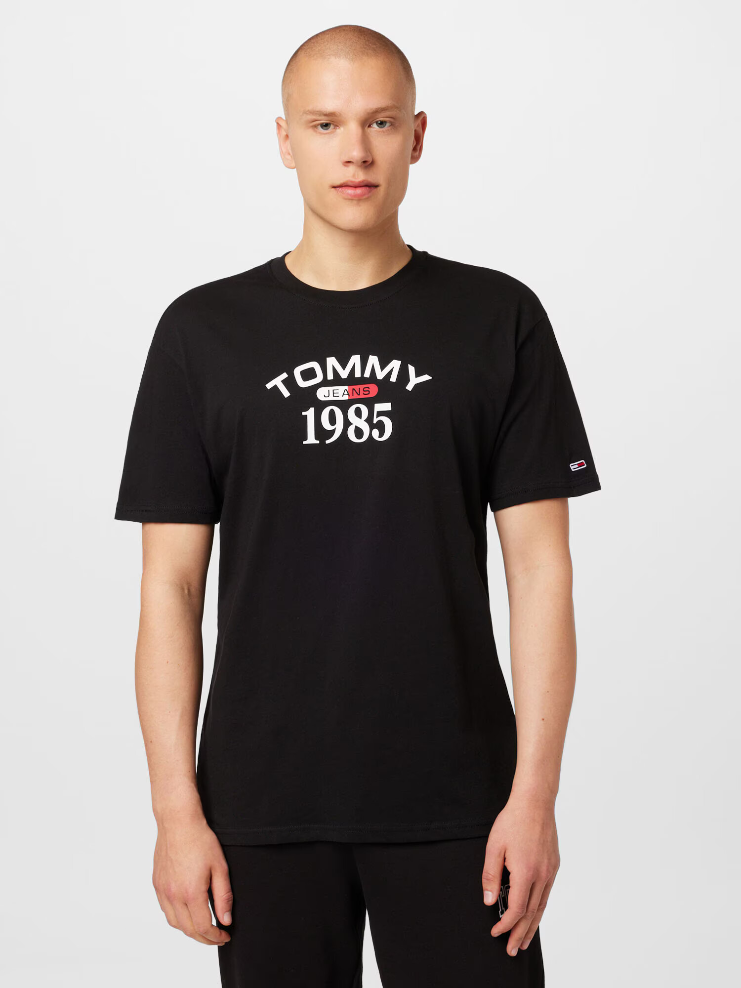 Tommy Jeans Tricou roșu / negru / alb - Pled.ro