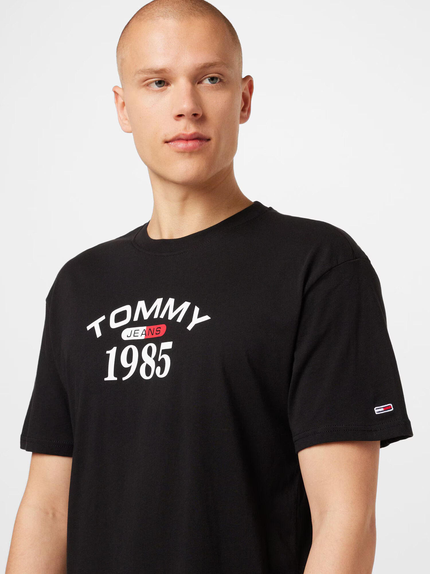 Tommy Jeans Tricou roșu / negru / alb - Pled.ro