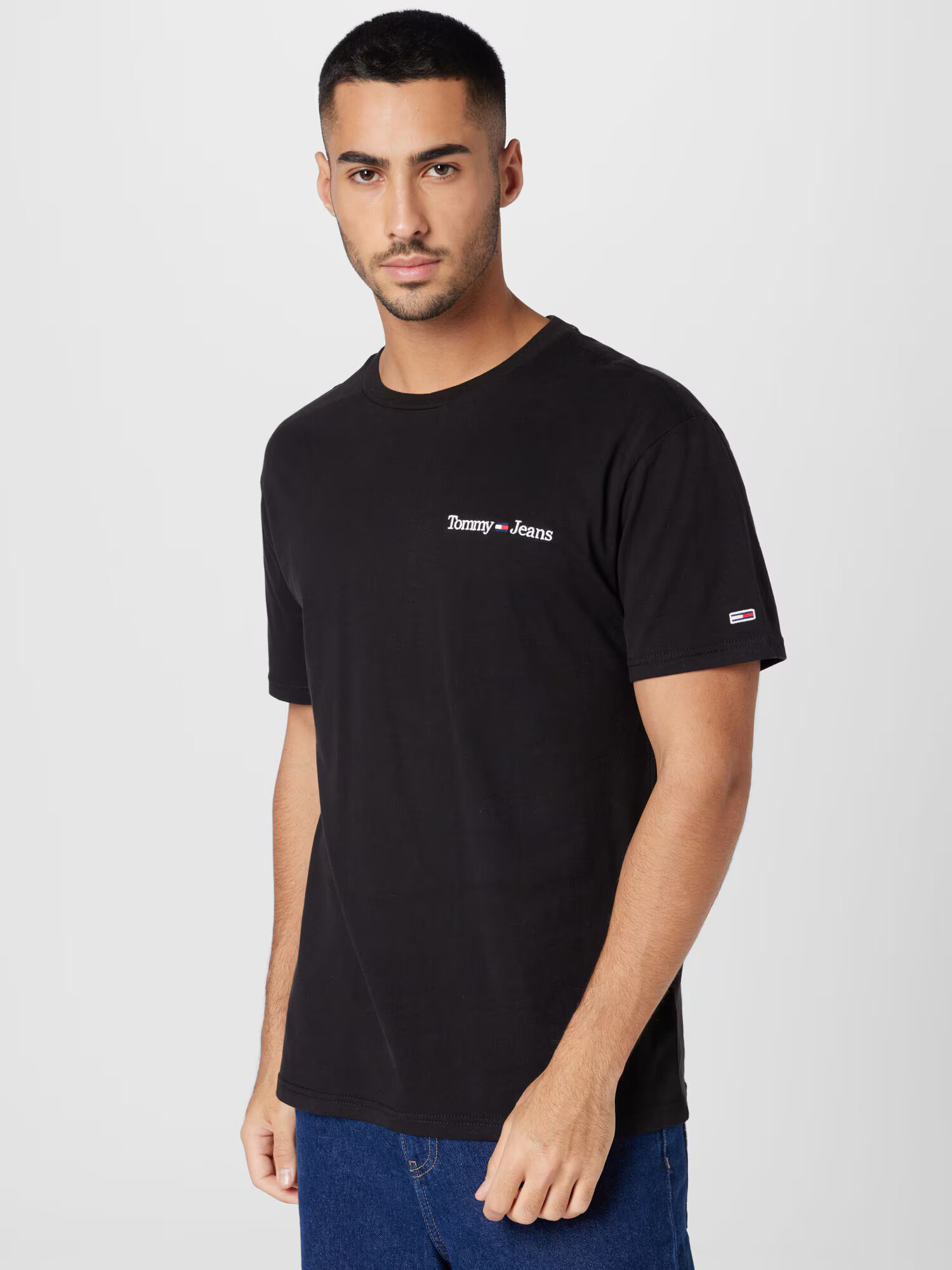 Tommy Jeans Tricou roșu / negru / alb - Pled.ro