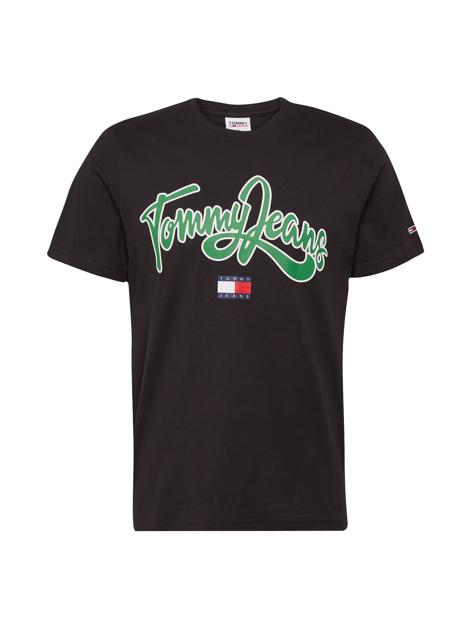 Tommy Jeans Tricou 'College' verde / roșu / negru / alb - Pled.ro