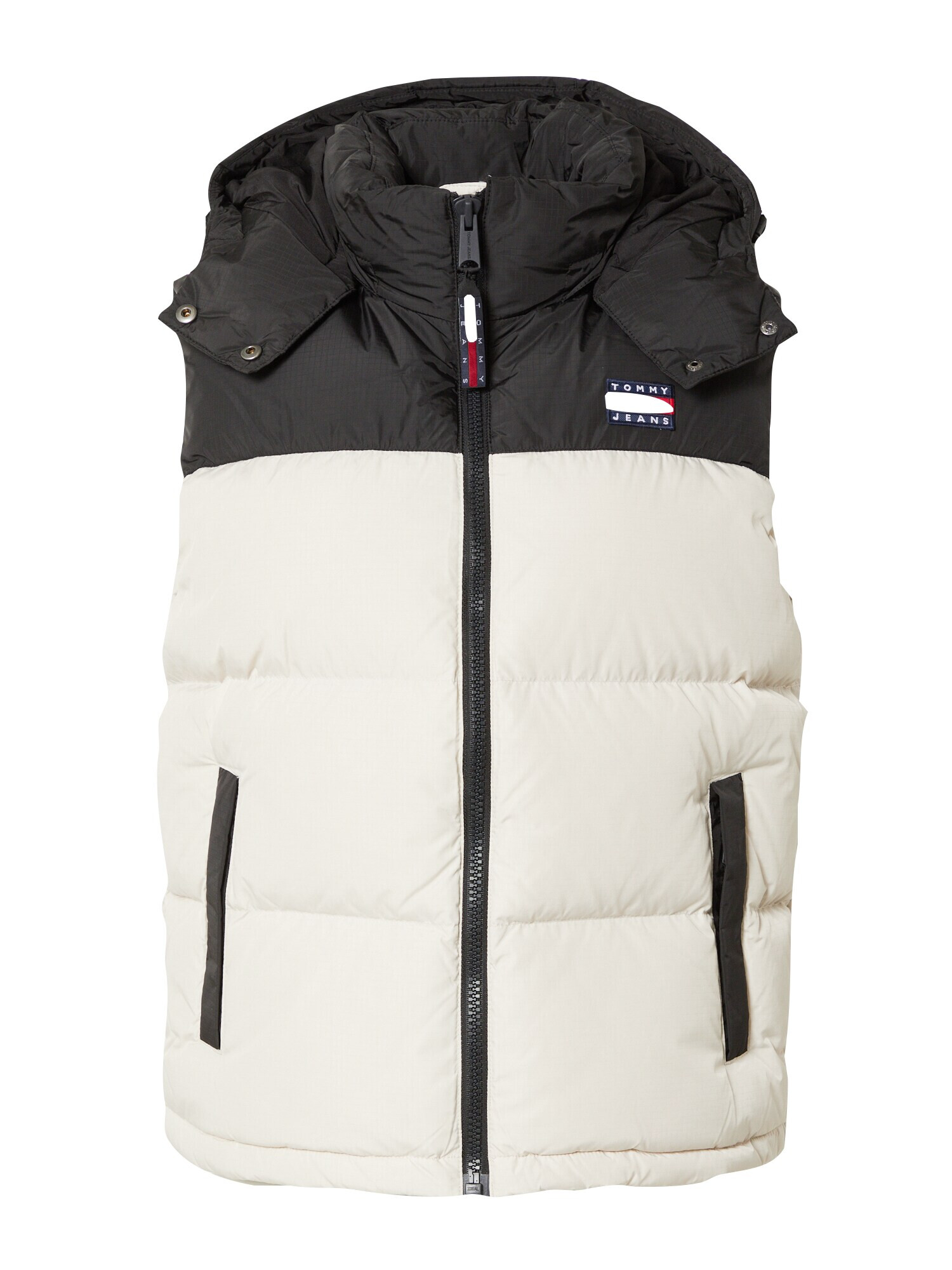 Tommy Jeans Vestă 'Alaska' bej / negru - Pled.ro