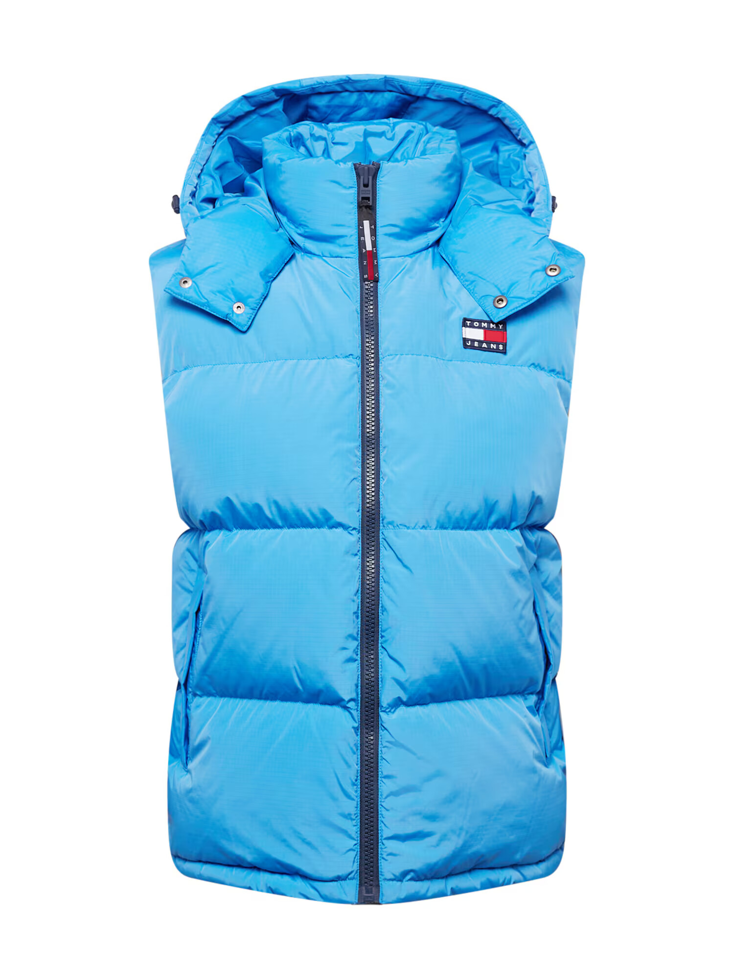 Tommy Jeans Vestă 'Alaska' bleumarin / albastru neon / roșu intens / alb - Pled.ro