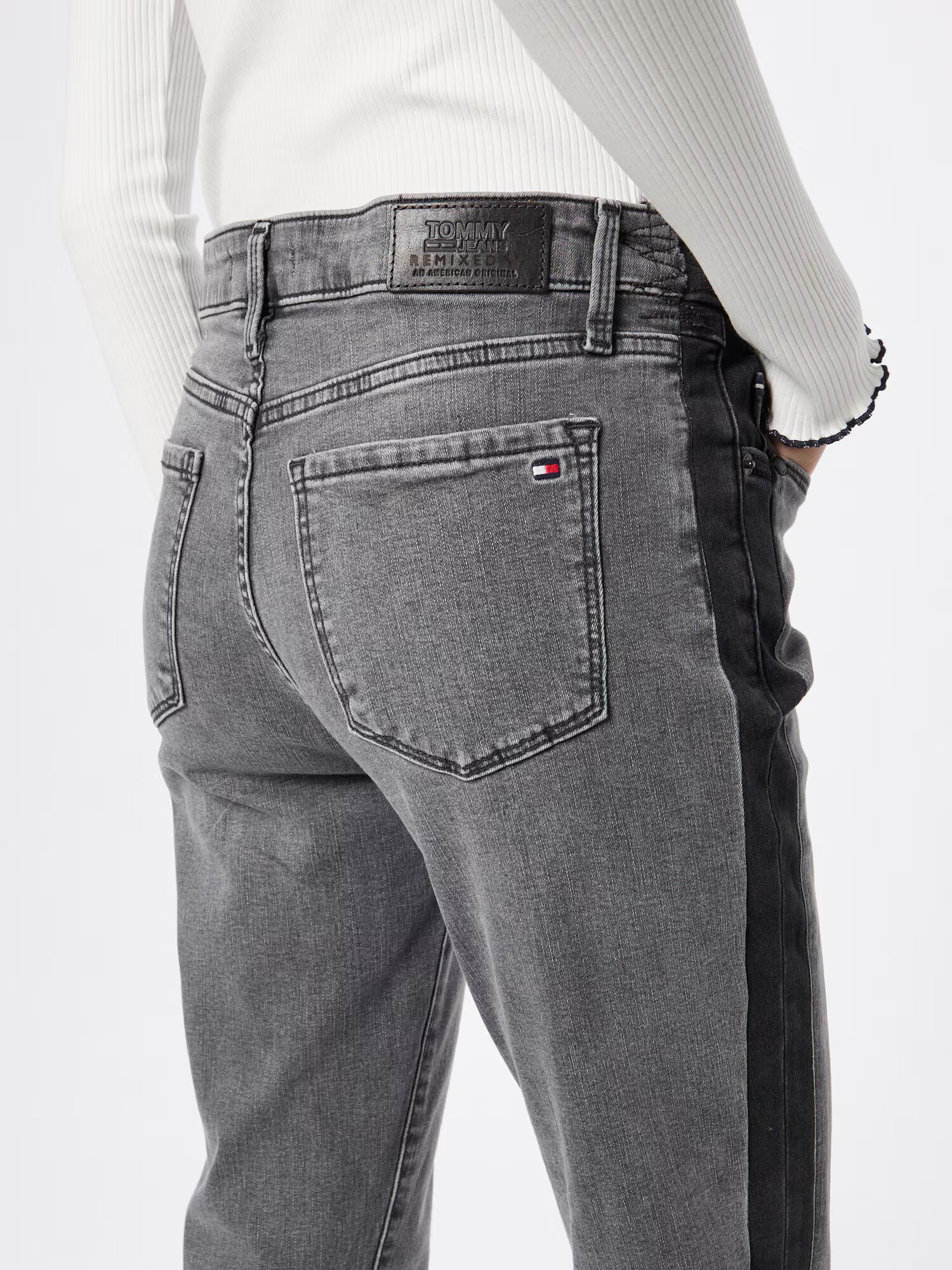 Tommy Remixed Jeans gri denim - Pled.ro