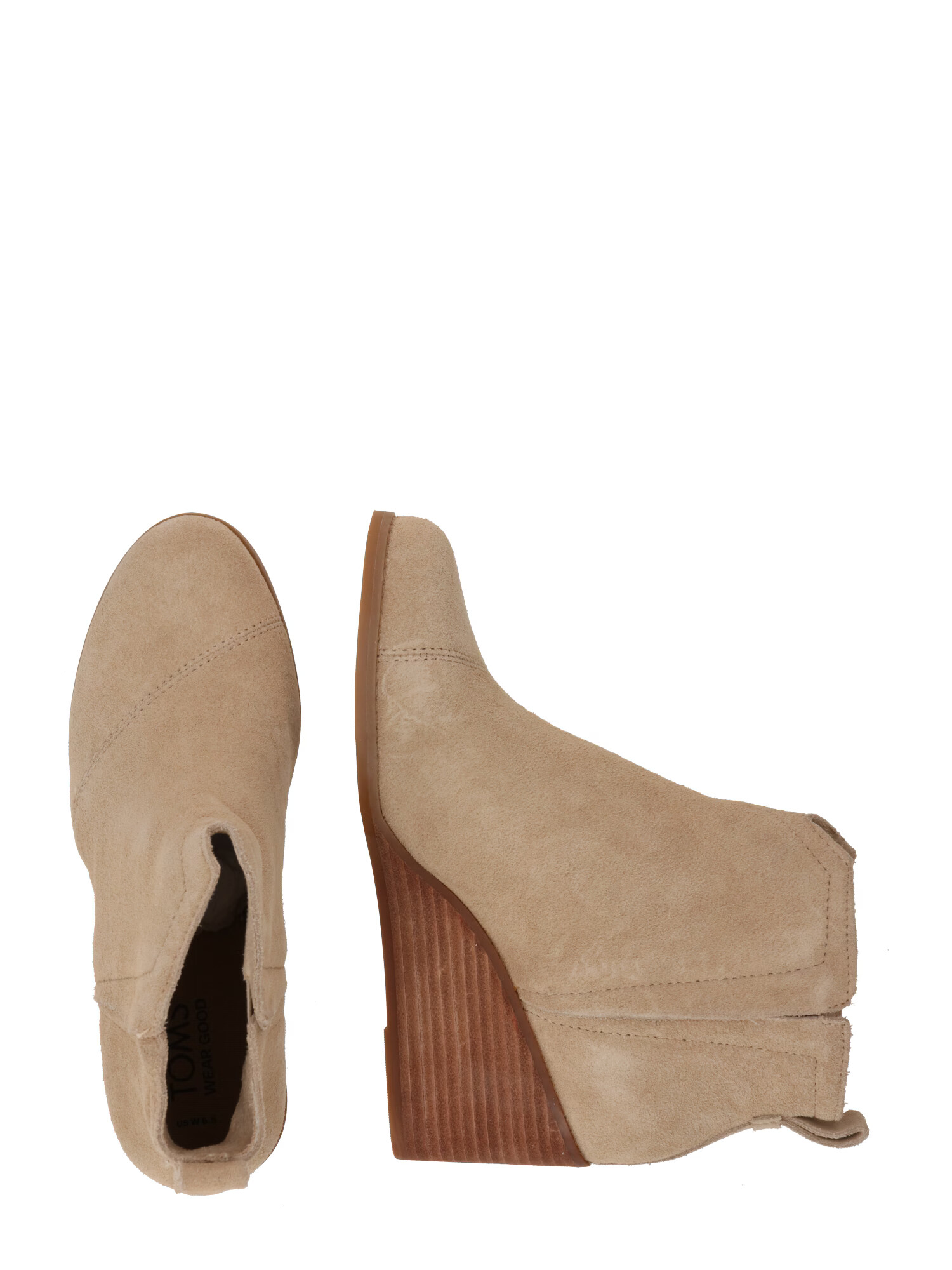 TOMS Botine 'CLARE' maro deschis - Pled.ro