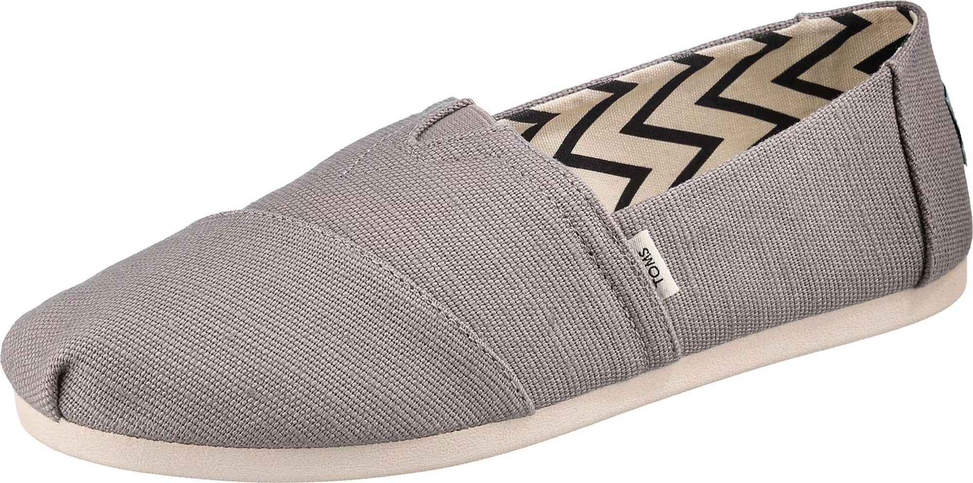 TOMS Espadrile 'ALPARGATA' albastru / gri taupe / negru / alb - Pled.ro