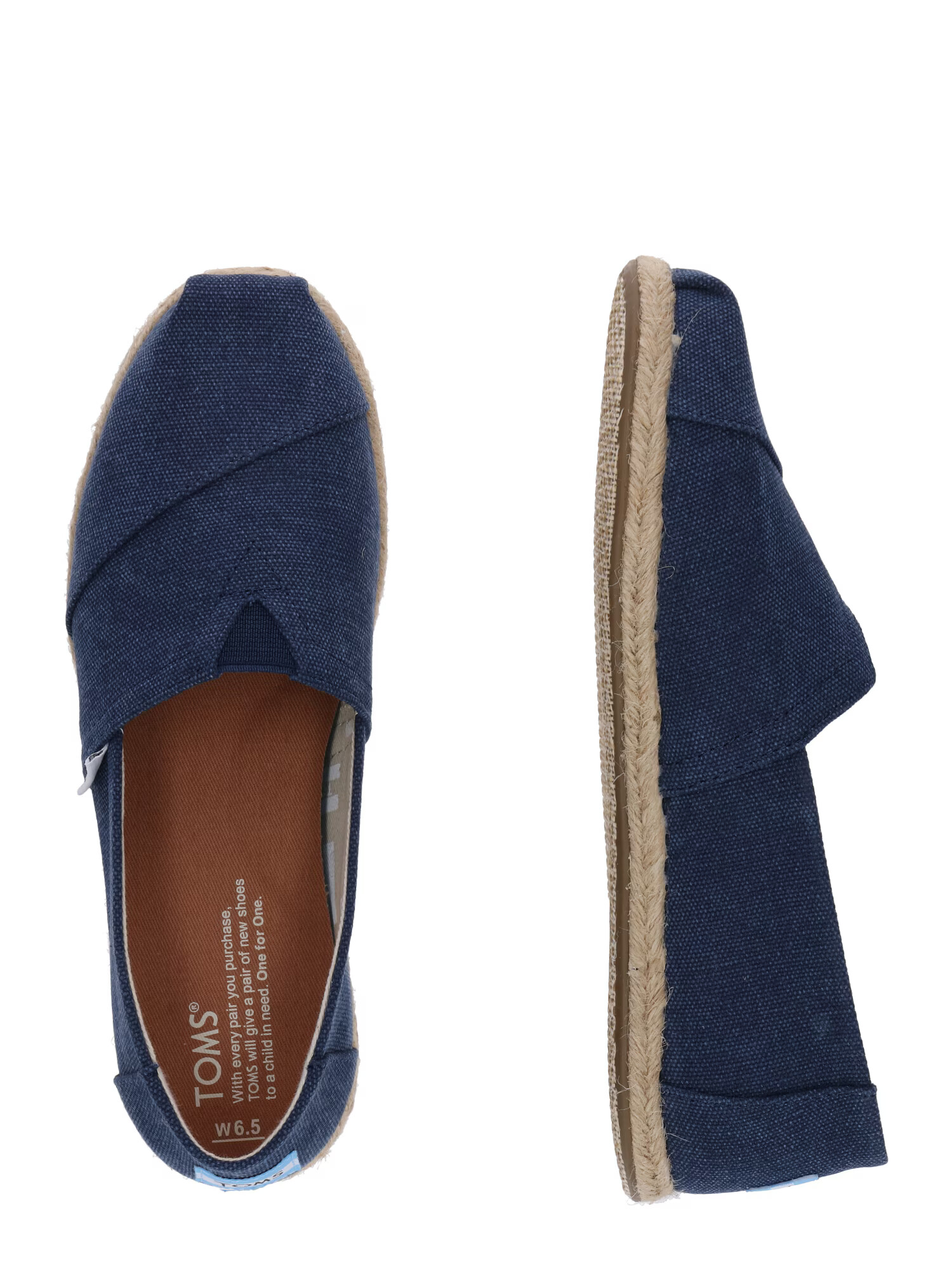 TOMS Espadrile 'Alpargata Core' bleumarin - Pled.ro