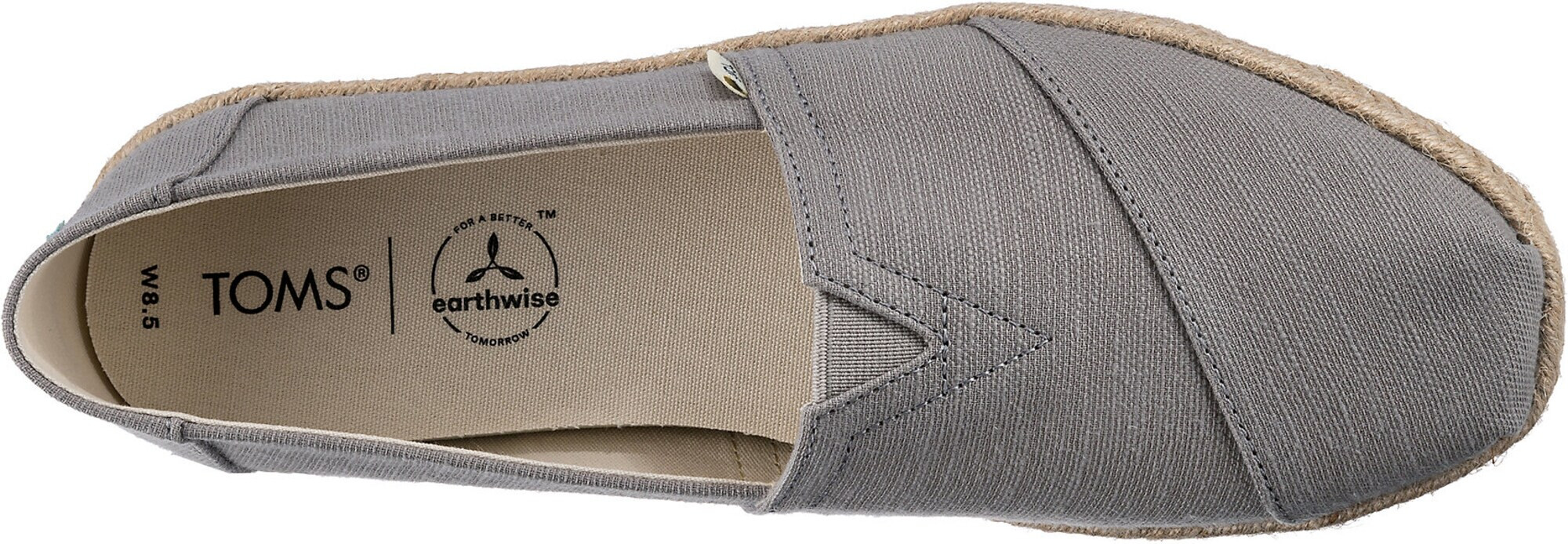 TOMS Espadrile 'ALPARGATA ROPE' gri - Pled.ro