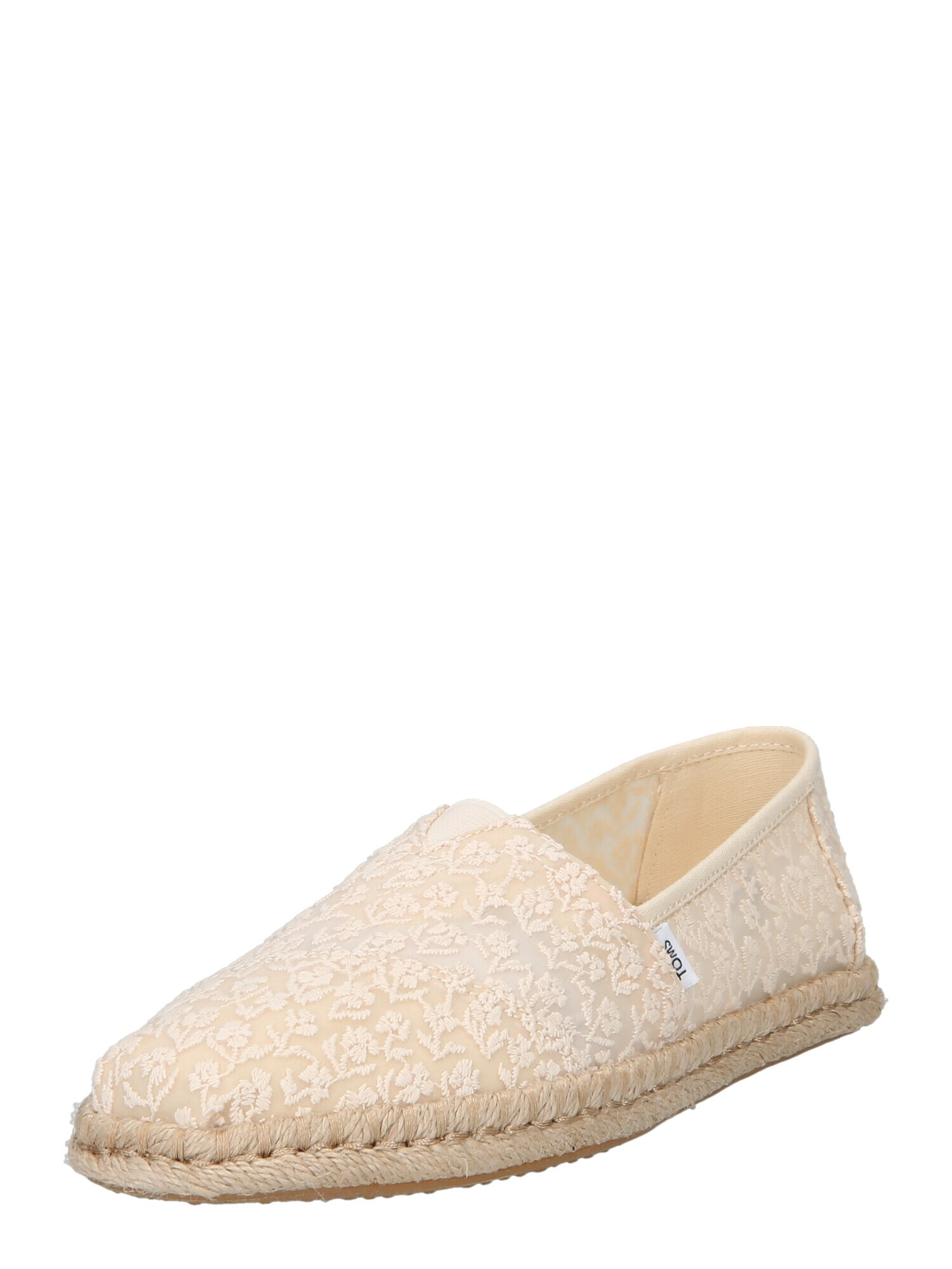 TOMS Espadrile 'ALPARGATA ROPE' bej / alb - Pled.ro