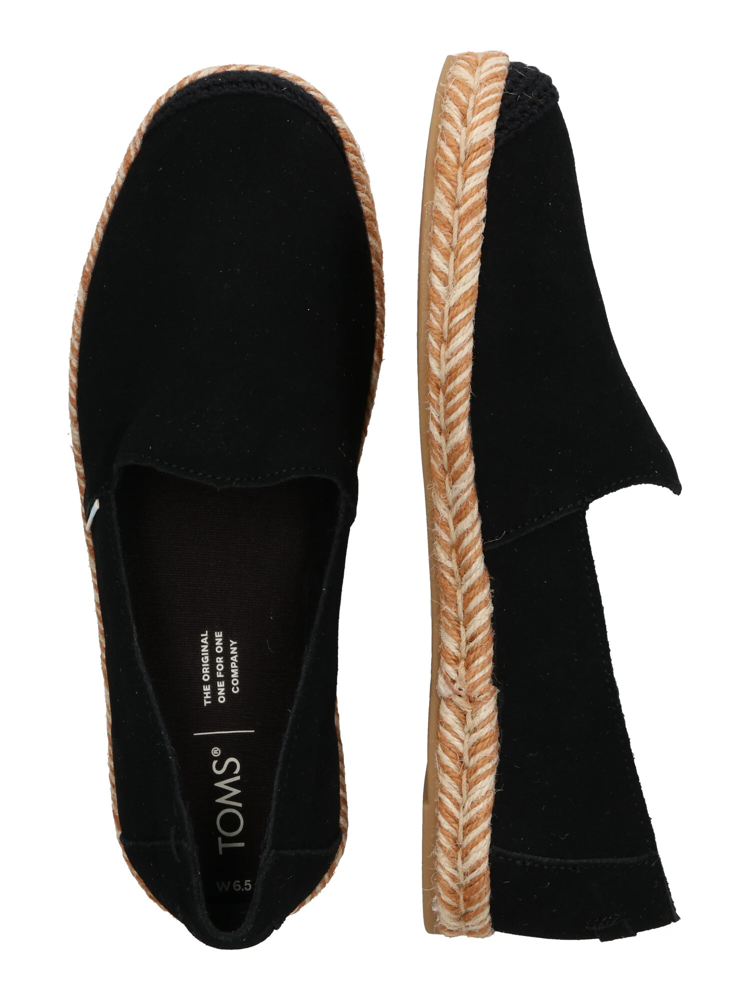 TOMS Espadrile negru - Pled.ro