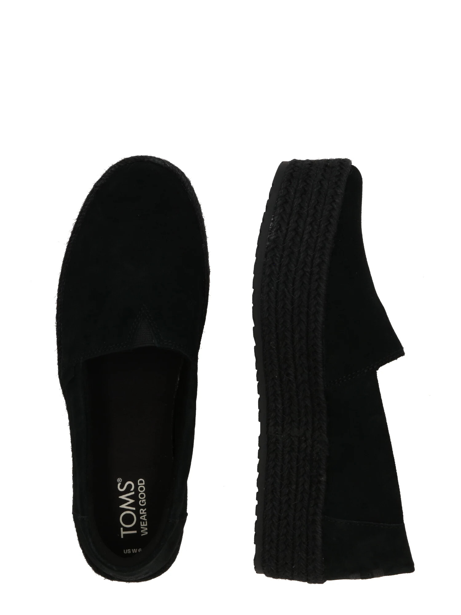 TOMS Espadrile 'VALENCIA' negru - Pled.ro