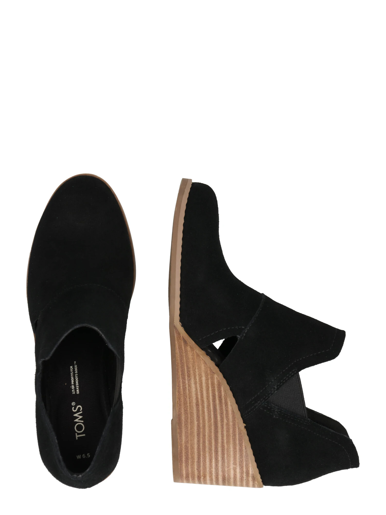 TOMS Pumps cu platformă 'KALLIE' negru - Pled.ro