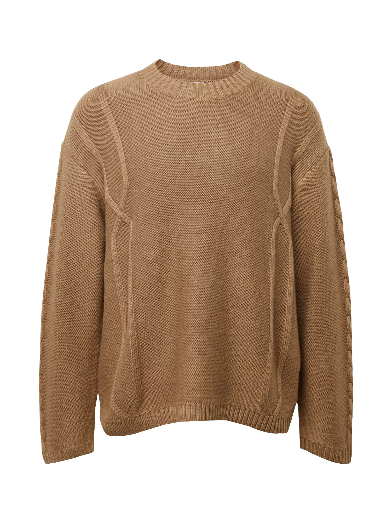 TOPMAN Pulover maro caramel - Pled.ro