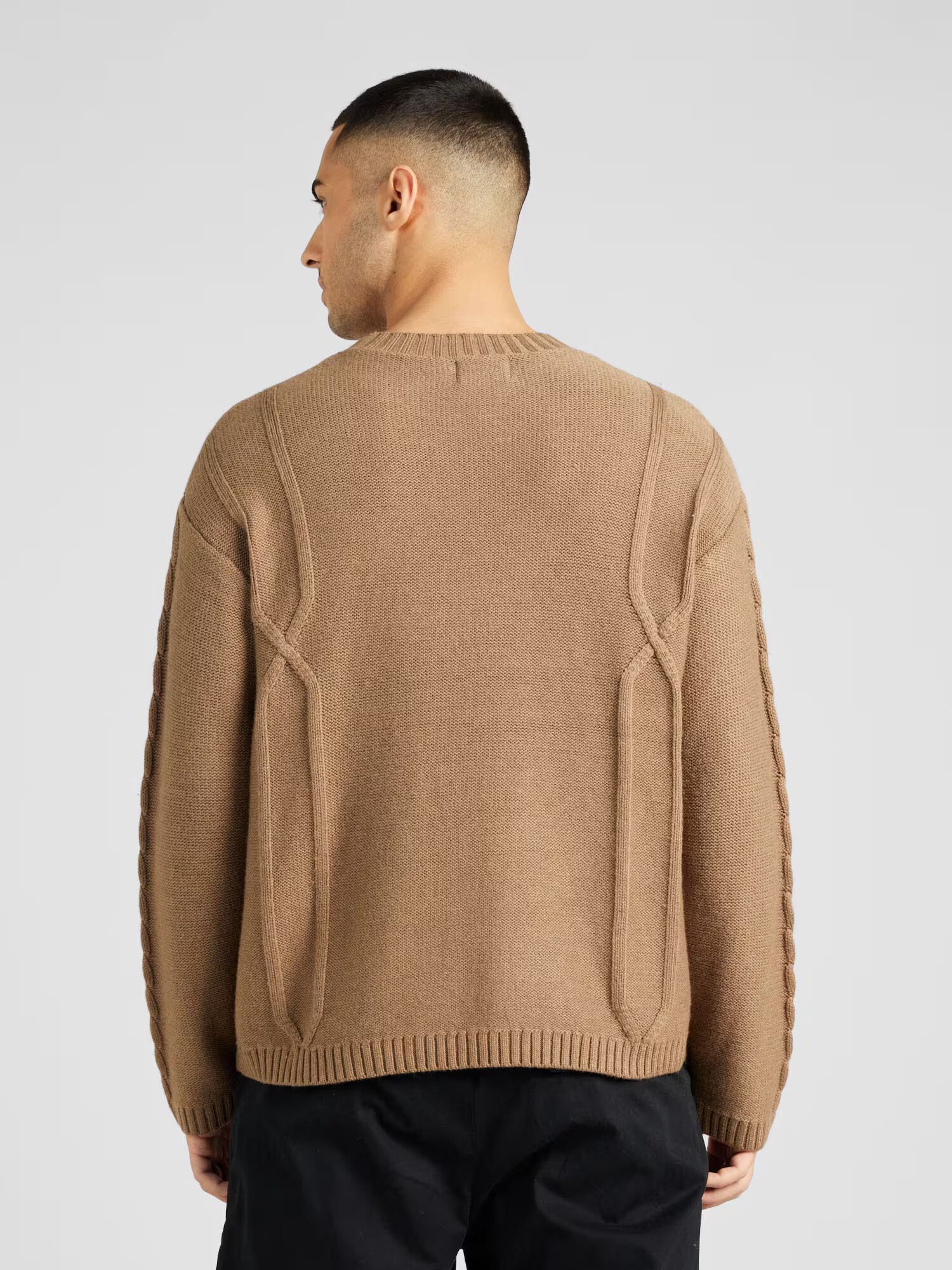 TOPMAN Pulover maro caramel - Pled.ro