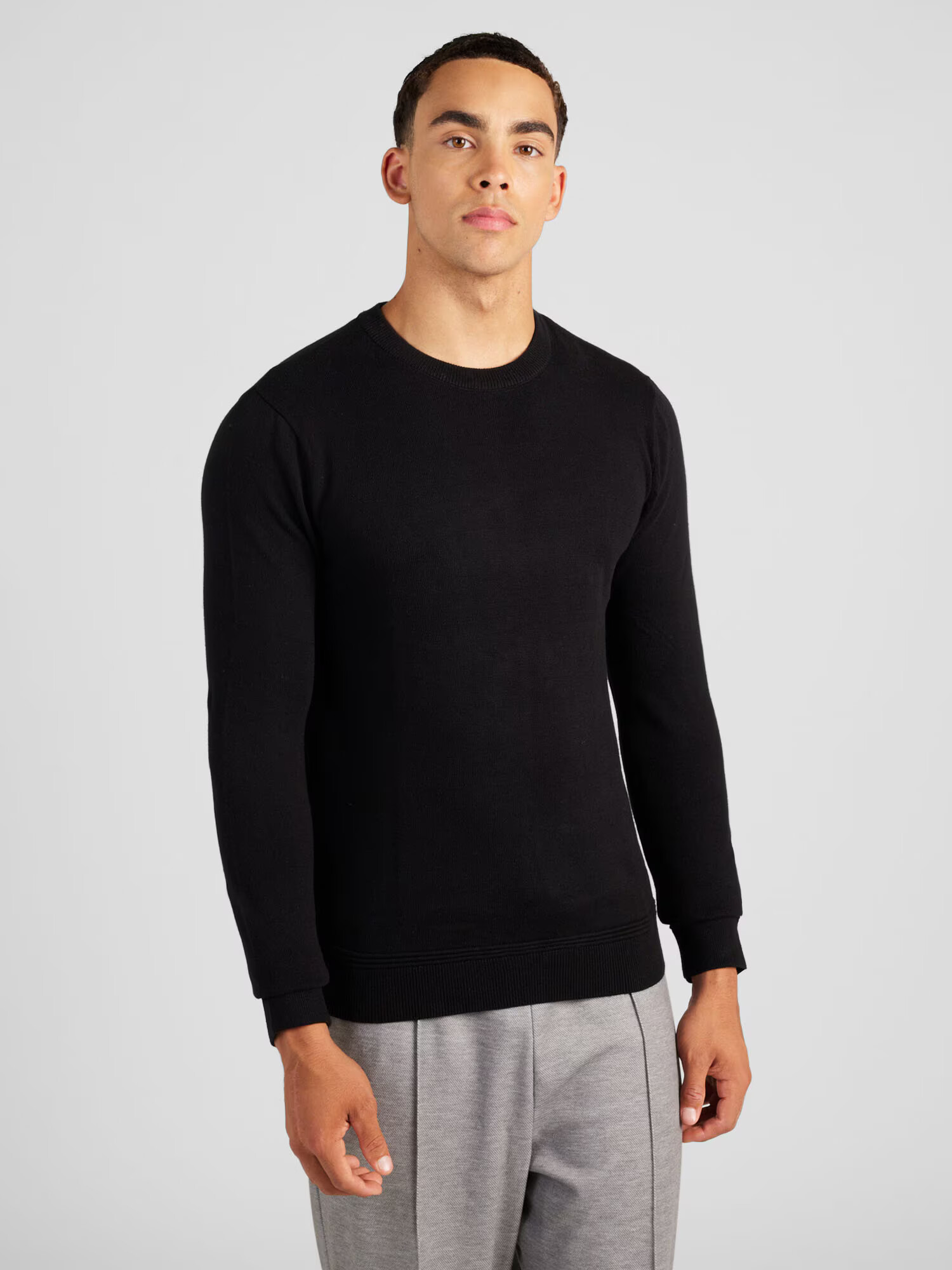 TOPMAN Pulover negru - Pled.ro