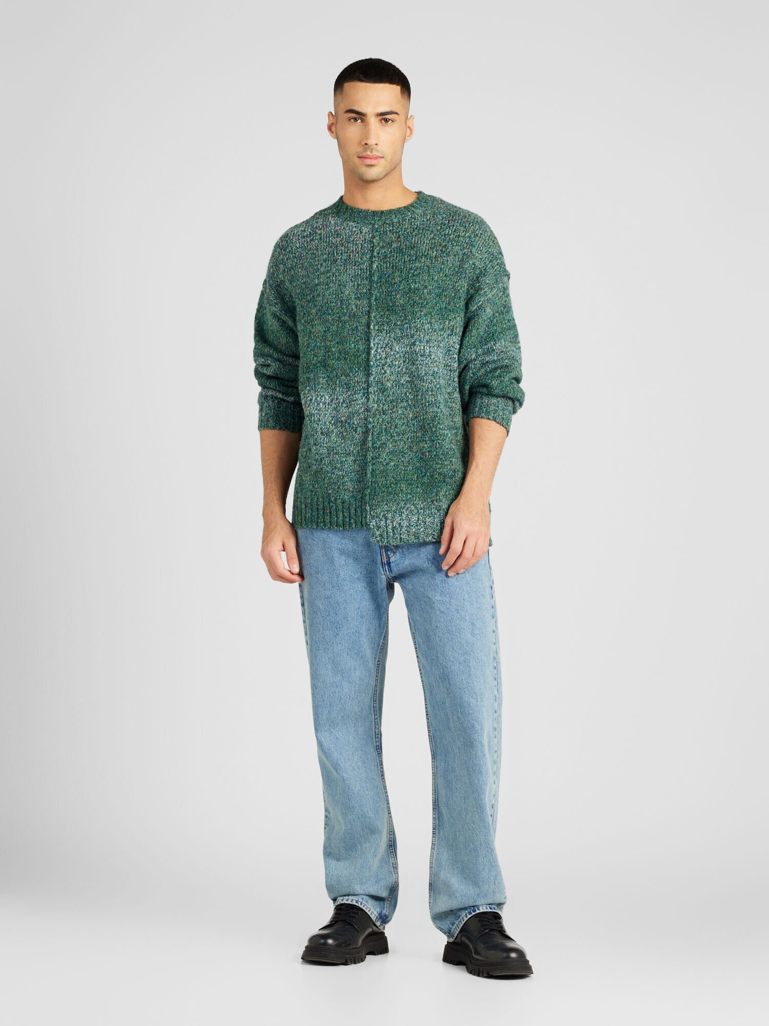 TOPMAN Pulover verde închis - Pled.ro