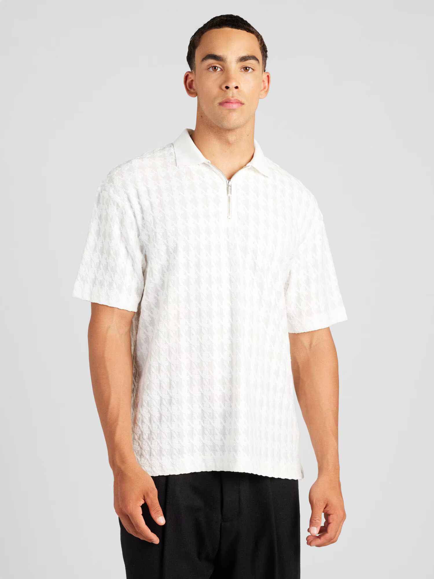 TOPMAN Tricou alb / alb murdar - Pled.ro