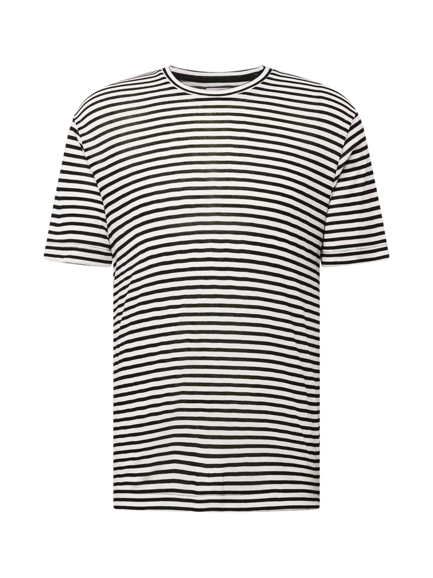 TOPMAN Tricou negru / alb - Pled.ro