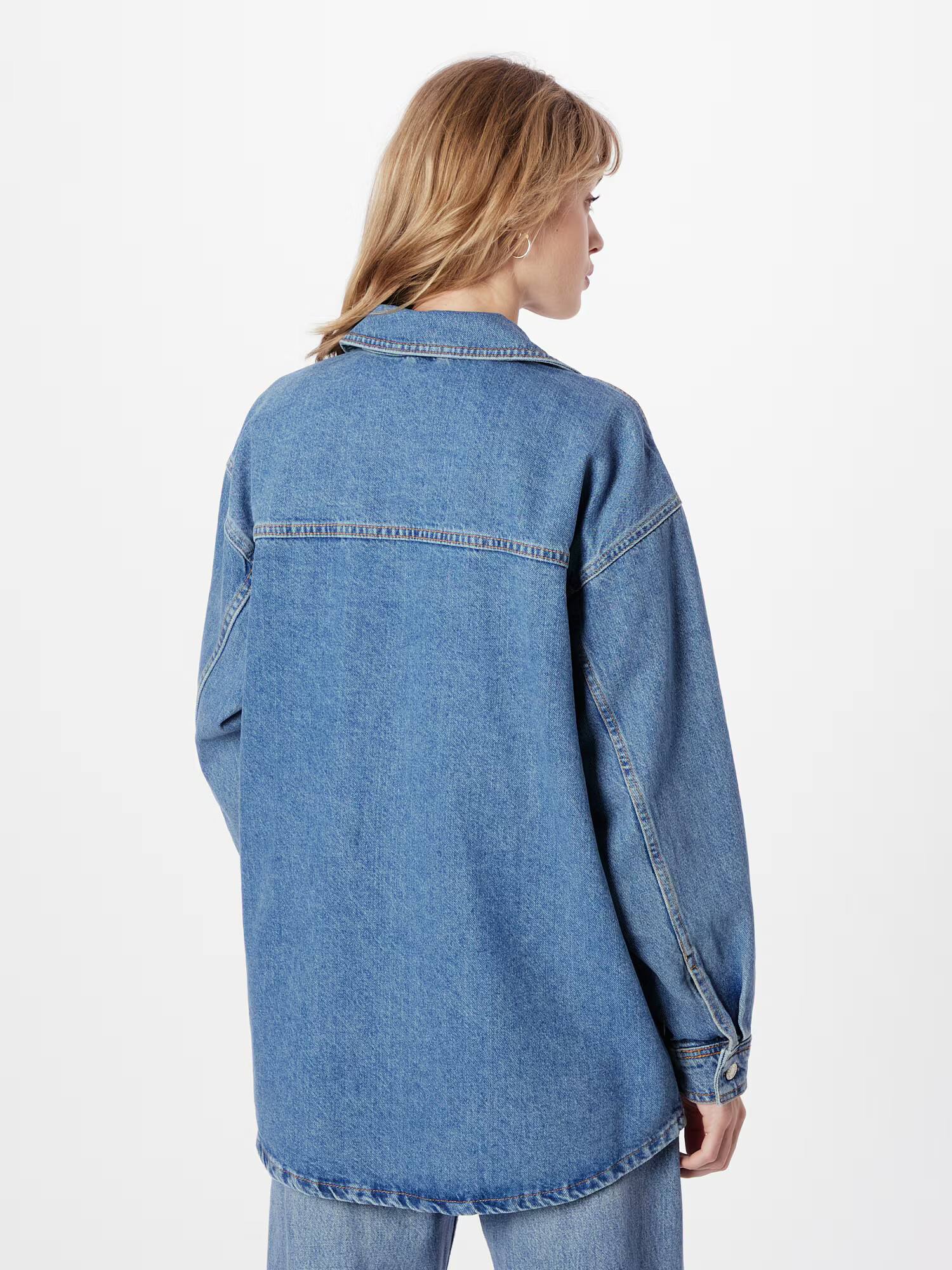 TOPSHOP Geacă de primăvară-toamnă albastru denim - Pled.ro