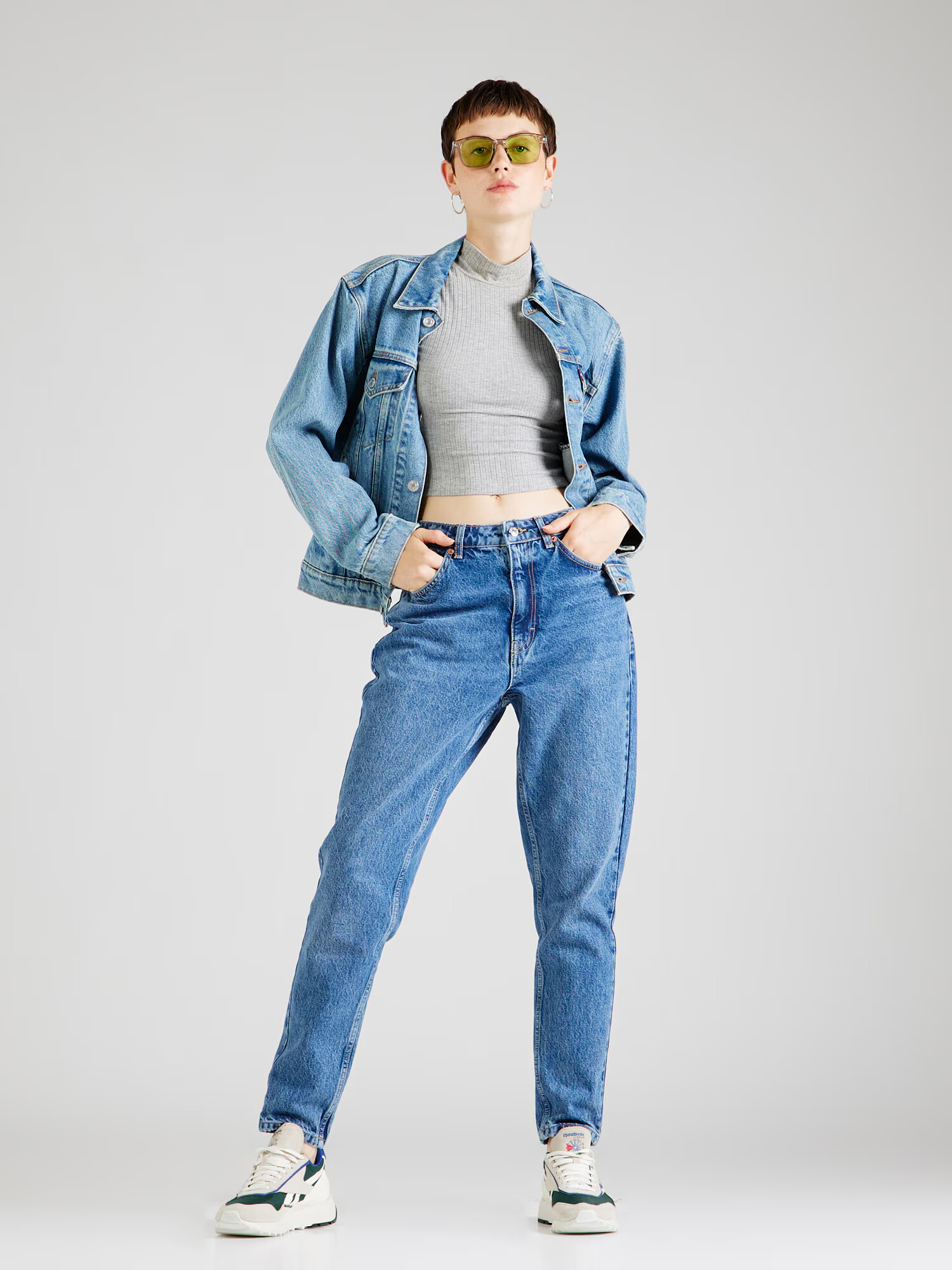 TOPSHOP Jeans 'Hourglass' albastru denim - Pled.ro