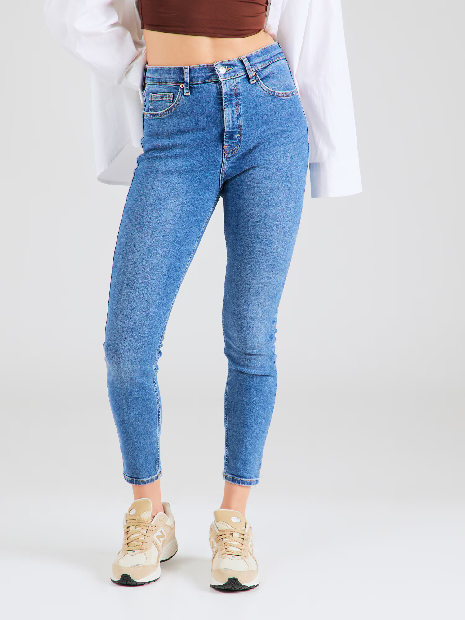 TOPSHOP Jeans 'Jamie' albastru denim - Pled.ro