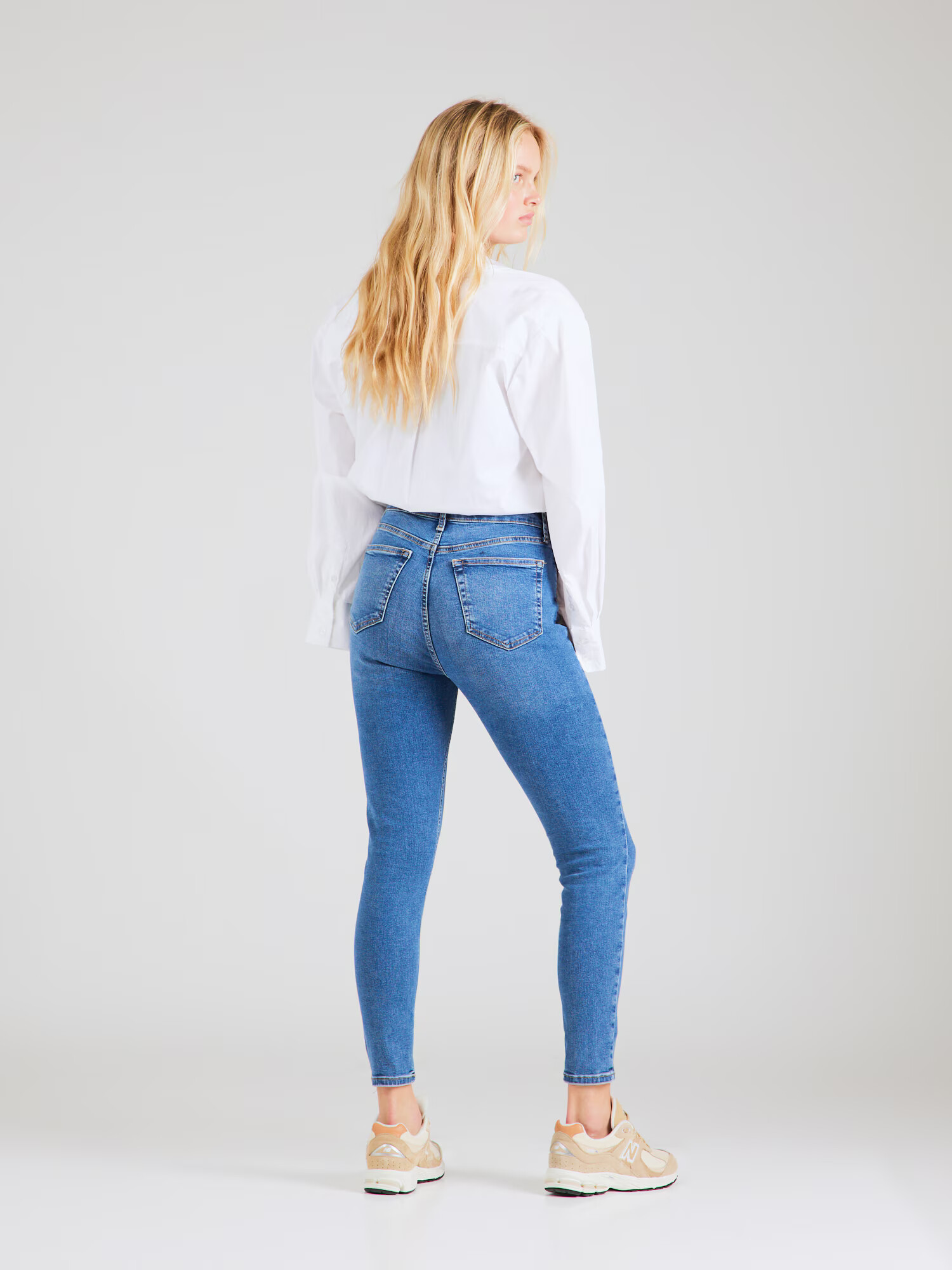 TOPSHOP Jeans 'Jamie' albastru denim - Pled.ro