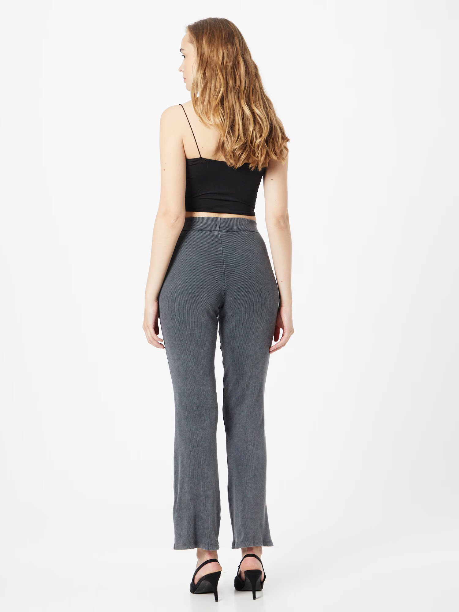 TOPSHOP Leggings gri închis - Pled.ro