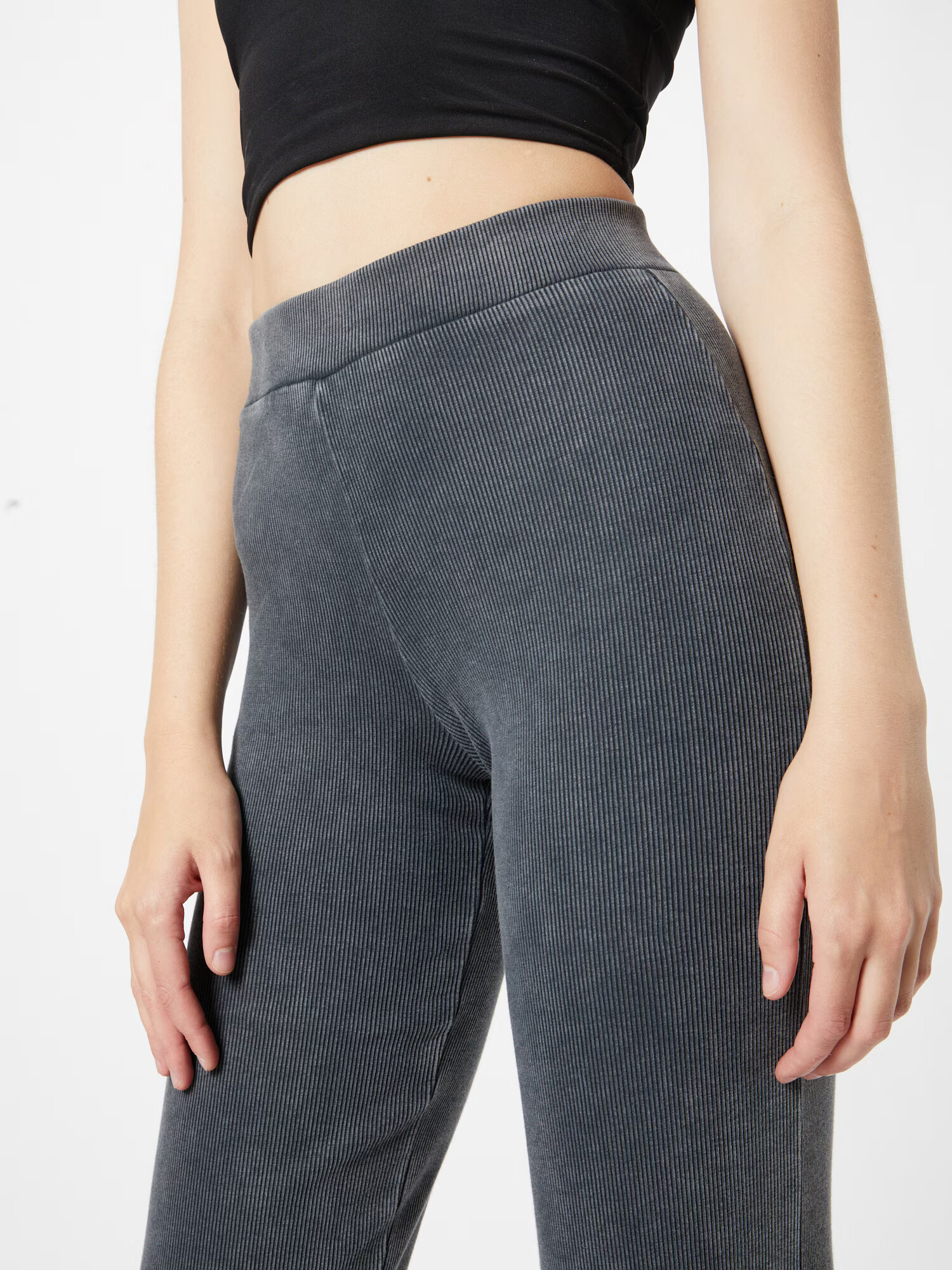 TOPSHOP Leggings gri închis - Pled.ro