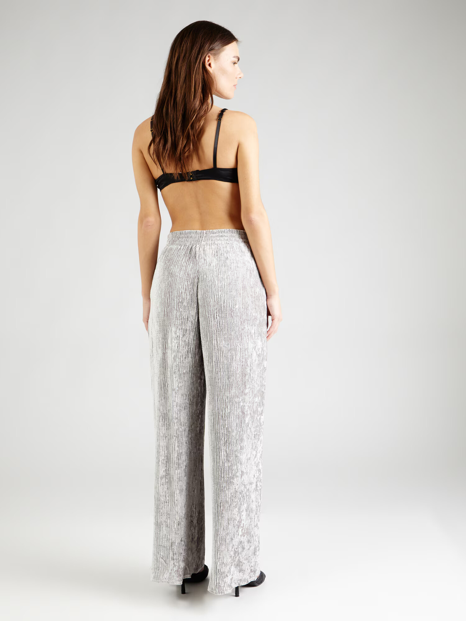 TOPSHOP Pantaloni argintiu - Pled.ro