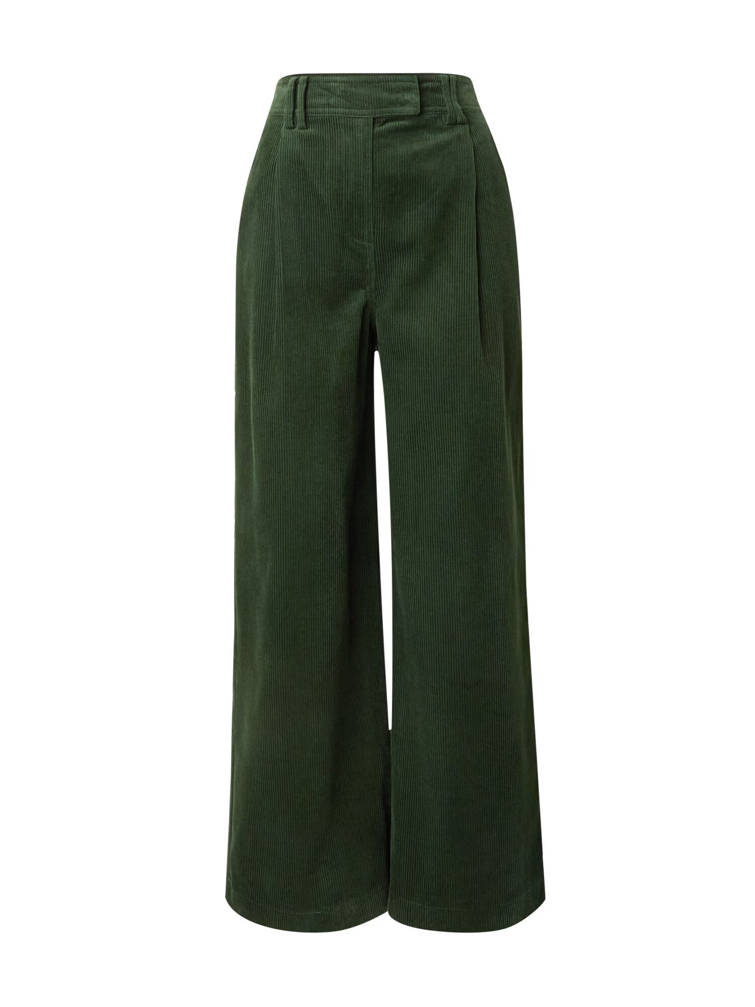 TOPSHOP Pantaloni cutați verde închis - Pled.ro