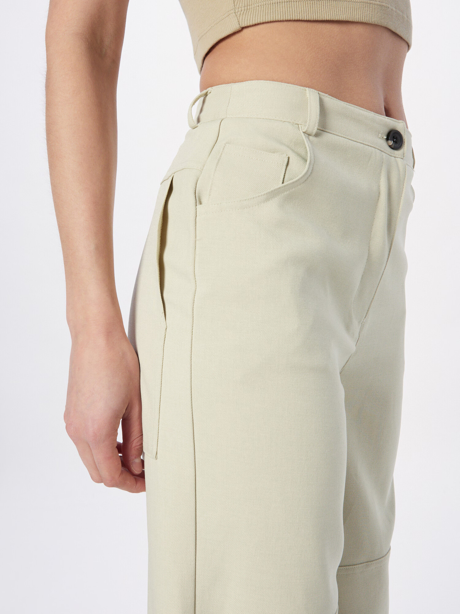 TOPSHOP Pantaloni verde pastel - Pled.ro