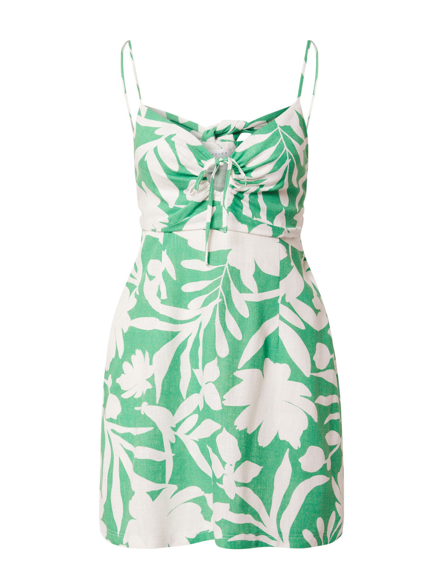 TOPSHOP Rochie de vară verde jad / alb - Pled.ro