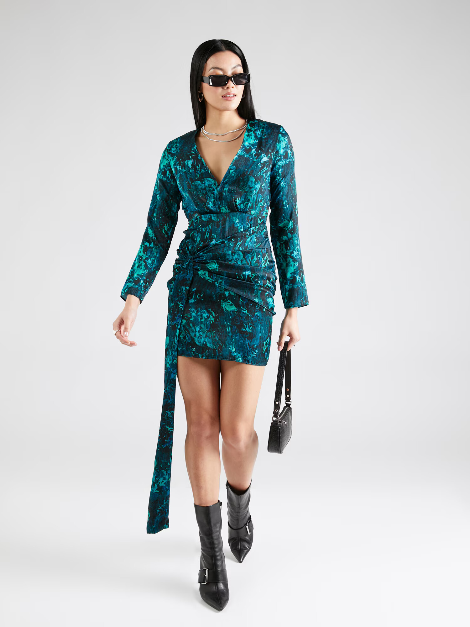 TOPSHOP Rochie verde petrol - Pled.ro