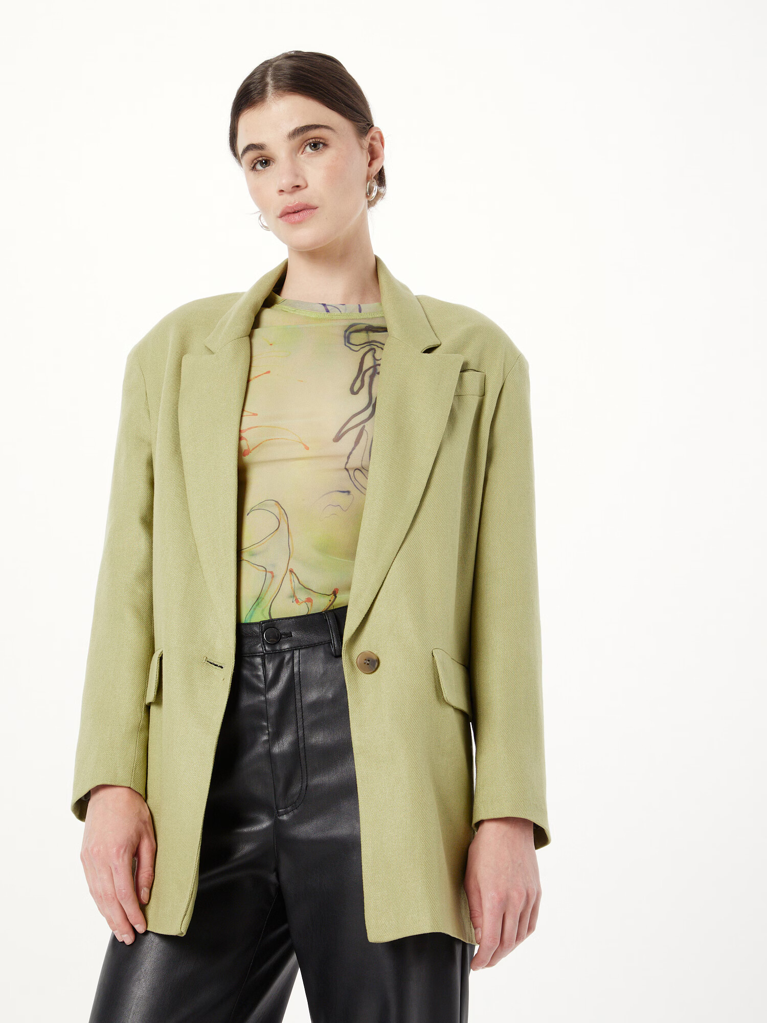 TOPSHOP Sacou verde măr - Pled.ro