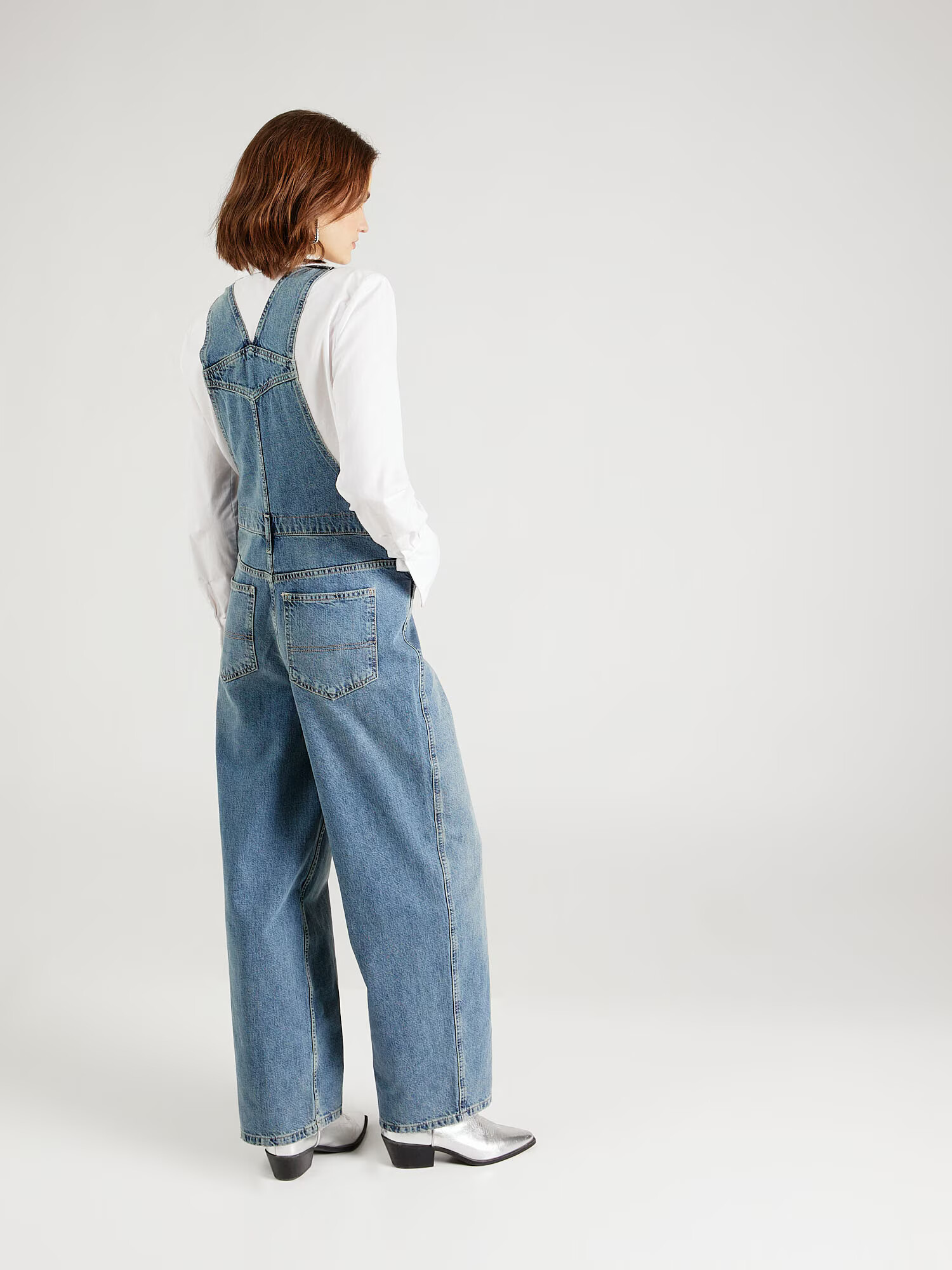 TOPSHOP Salopetă albastru denim - Pled.ro