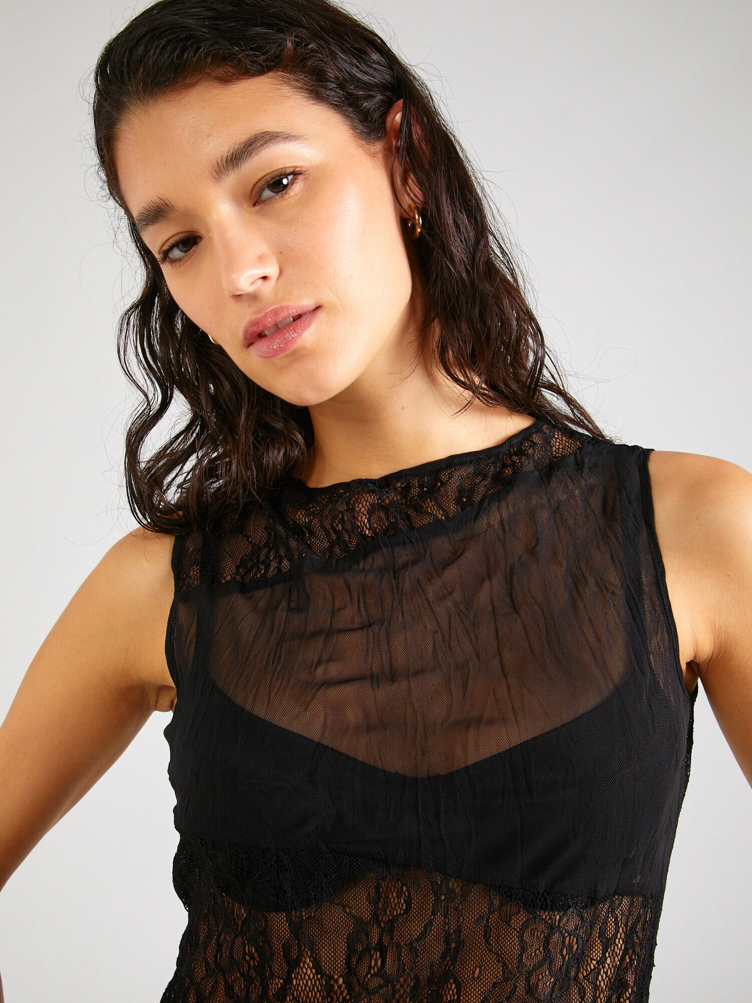 TOPSHOP Top negru - Pled.ro