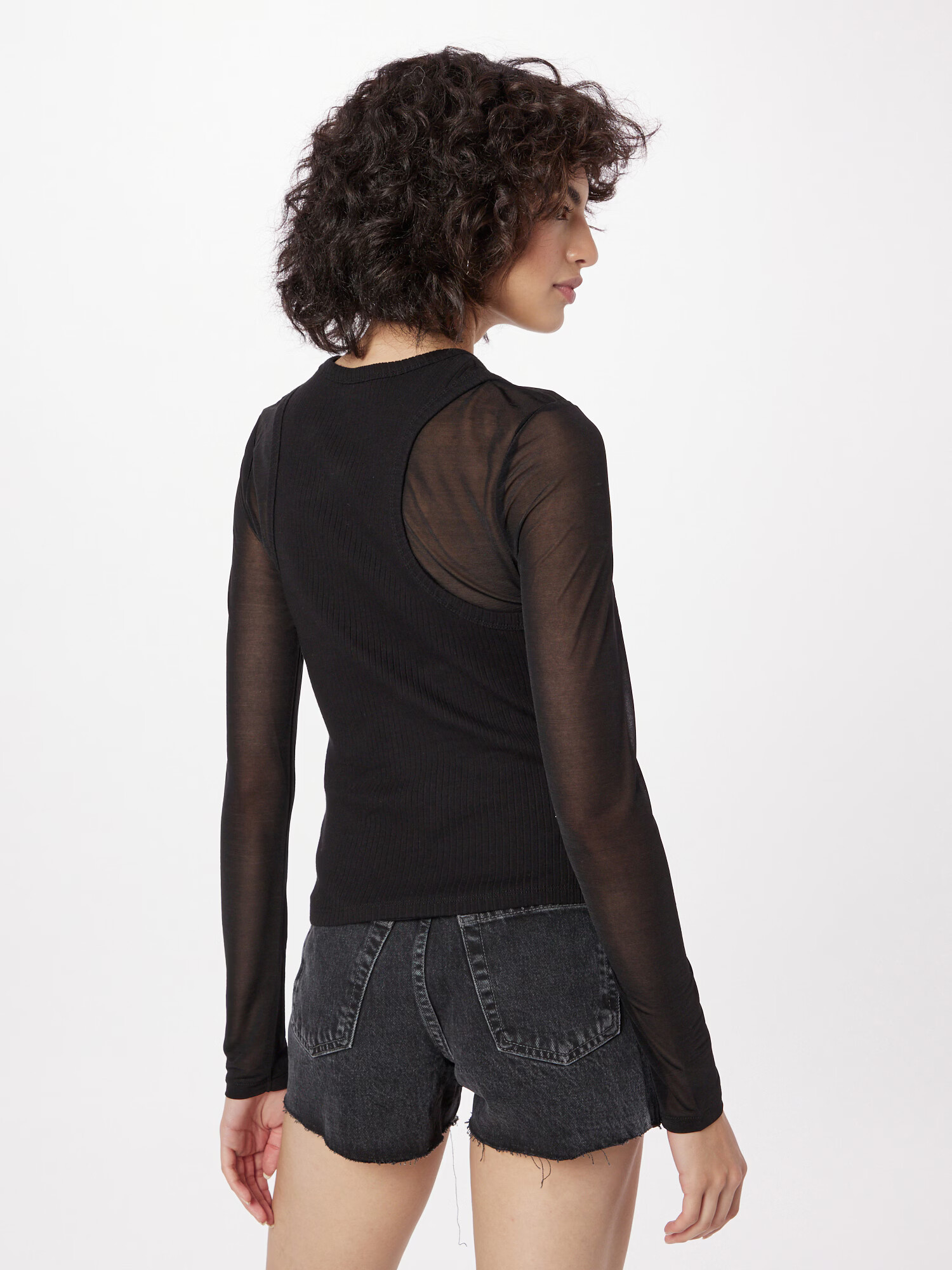 TOPSHOP Tricou negru - Pled.ro