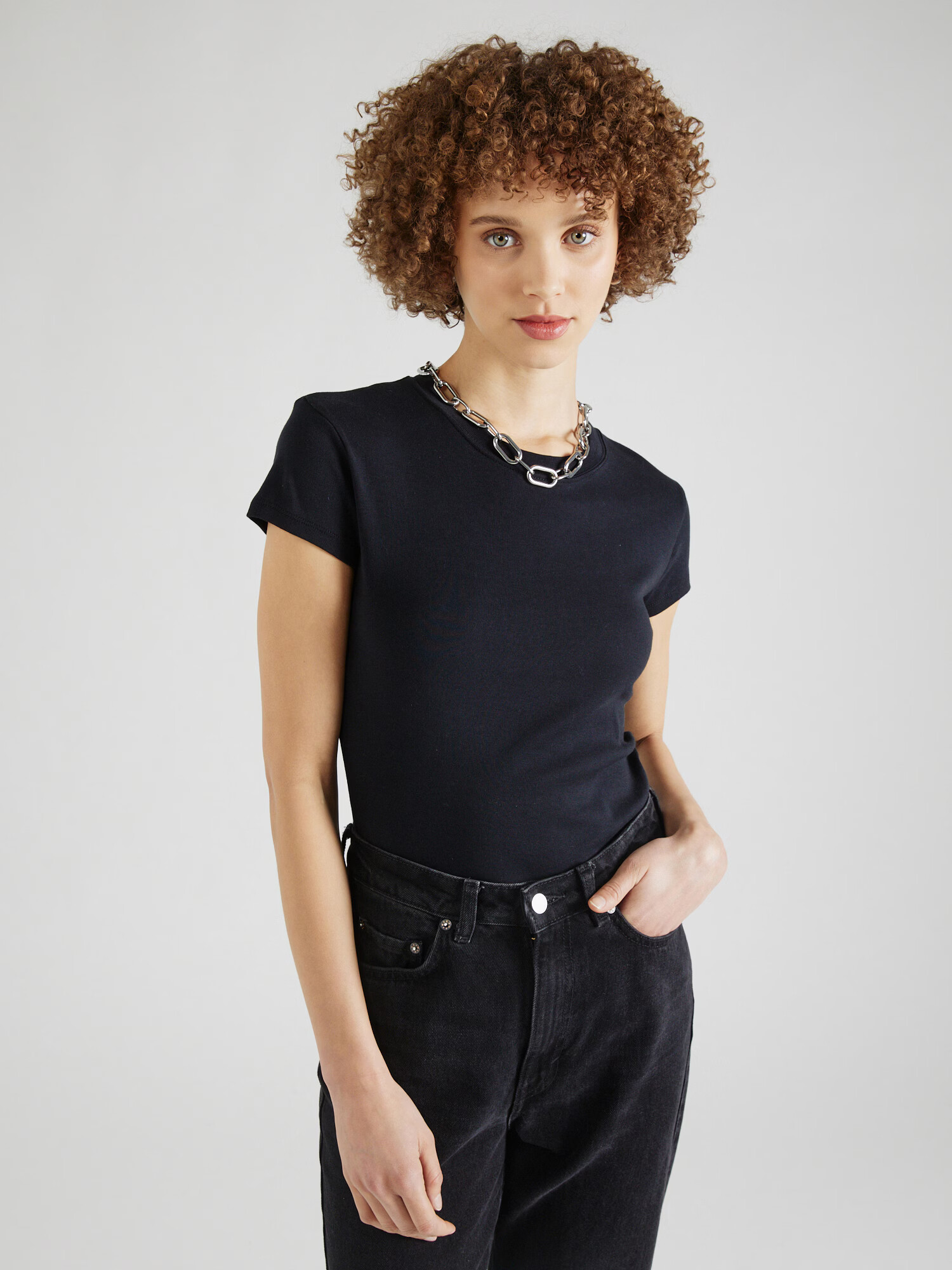 TOPSHOP Tricou negru - Pled.ro