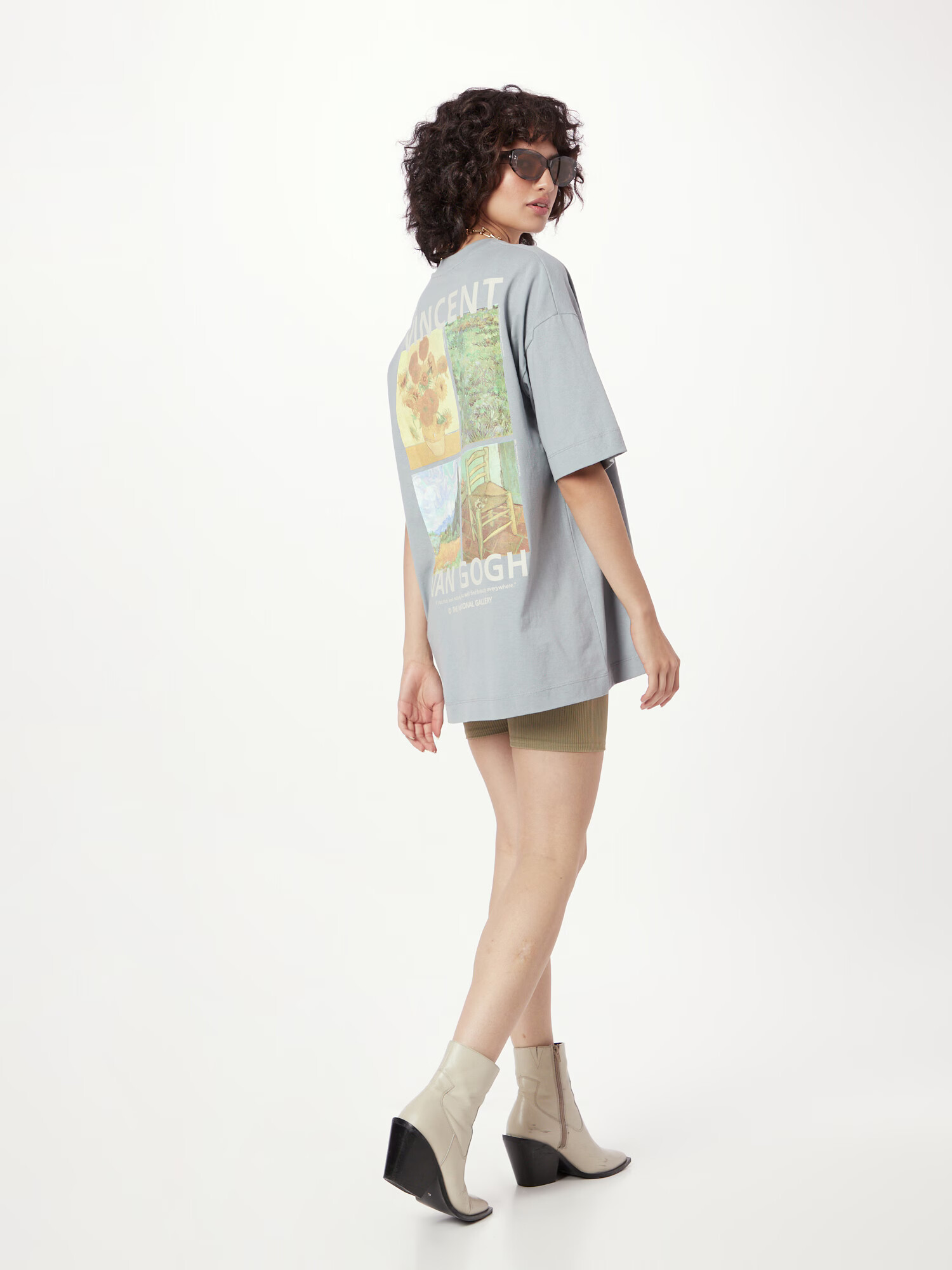 TOPSHOP Tricou opal / galben deschis / verde deschis / alb - Pled.ro