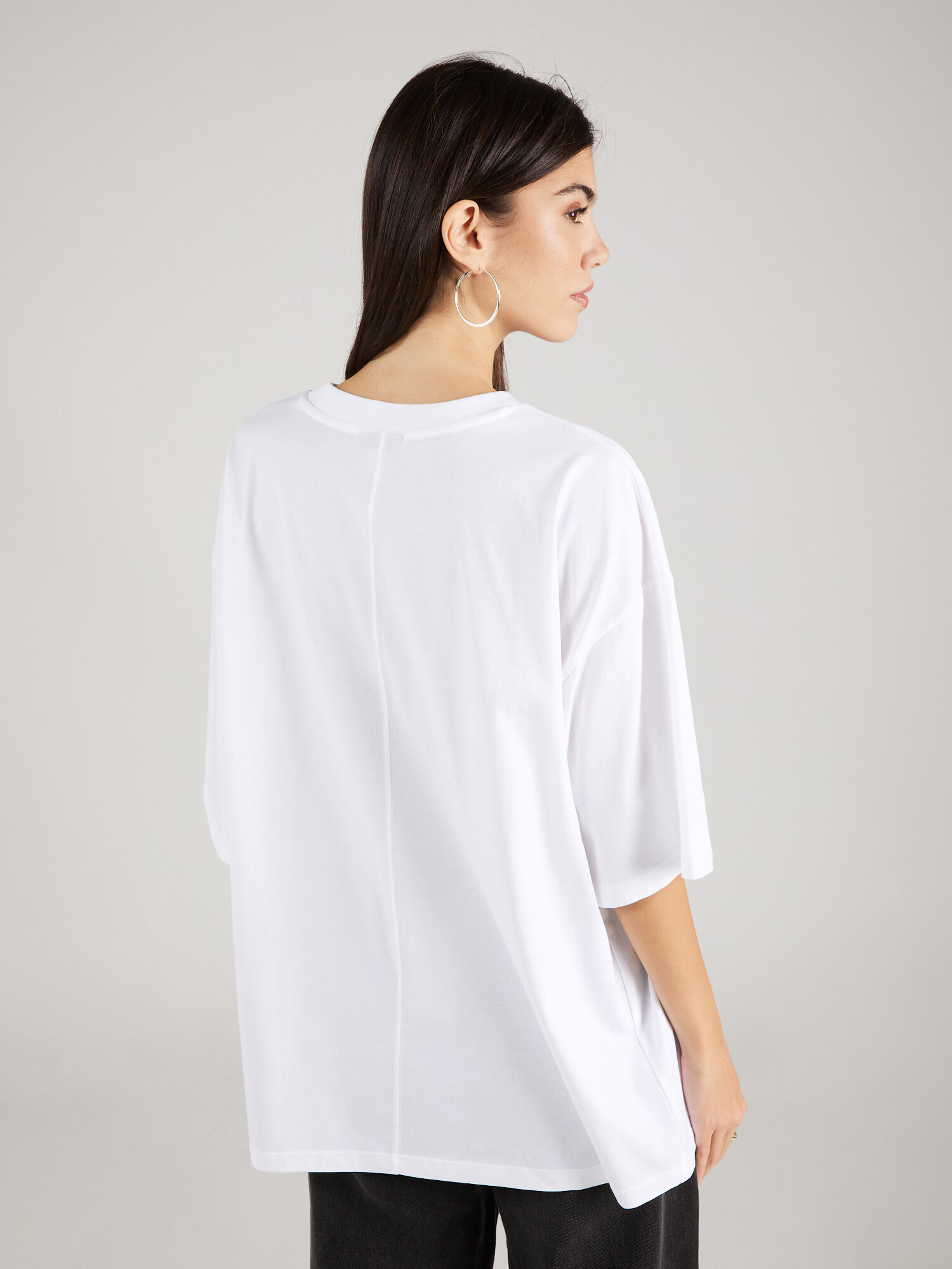 TOPSHOP Tricou supradimensional alb - Pled.ro