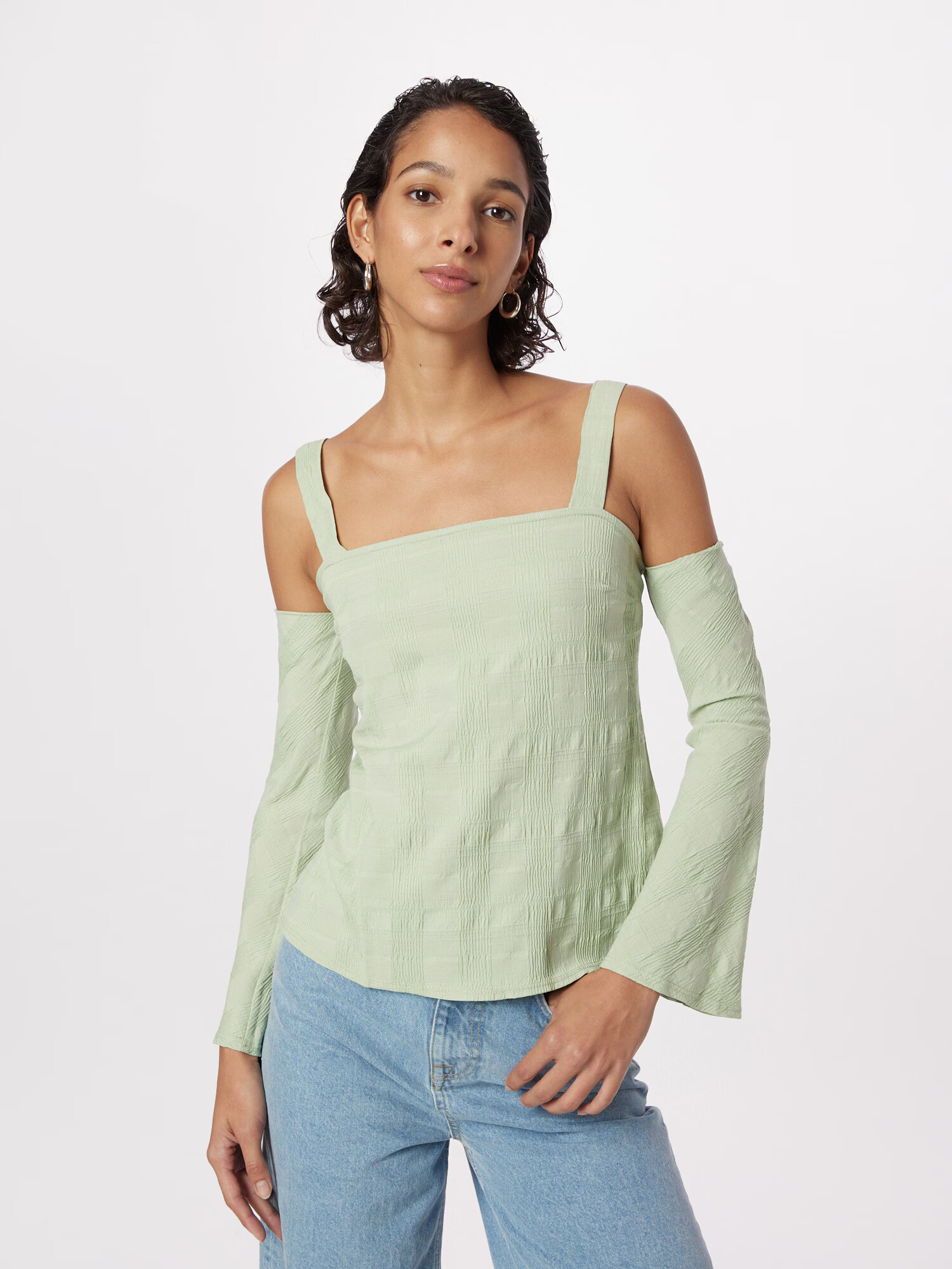 TOPSHOP Tricou verde pastel - Pled.ro